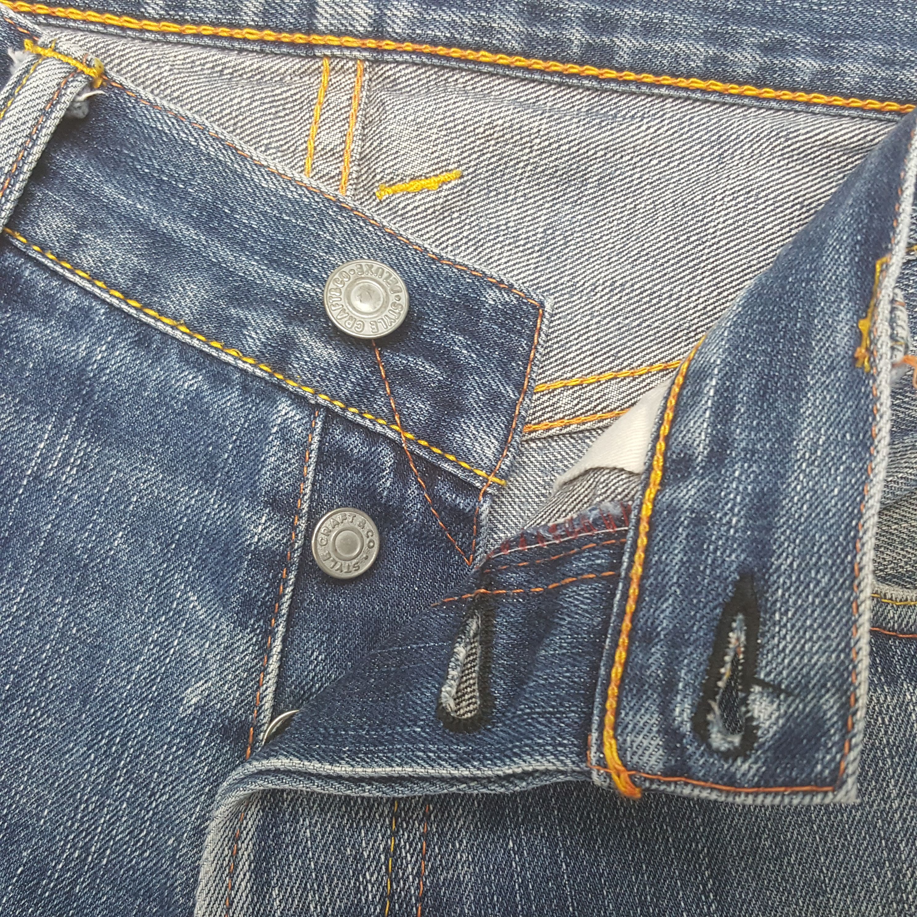 Evisu Vintage Evisu Japanese Brand Daicock Custom Art Denim Jeans Size US 30 / EU 46 - 4 Thumbnail