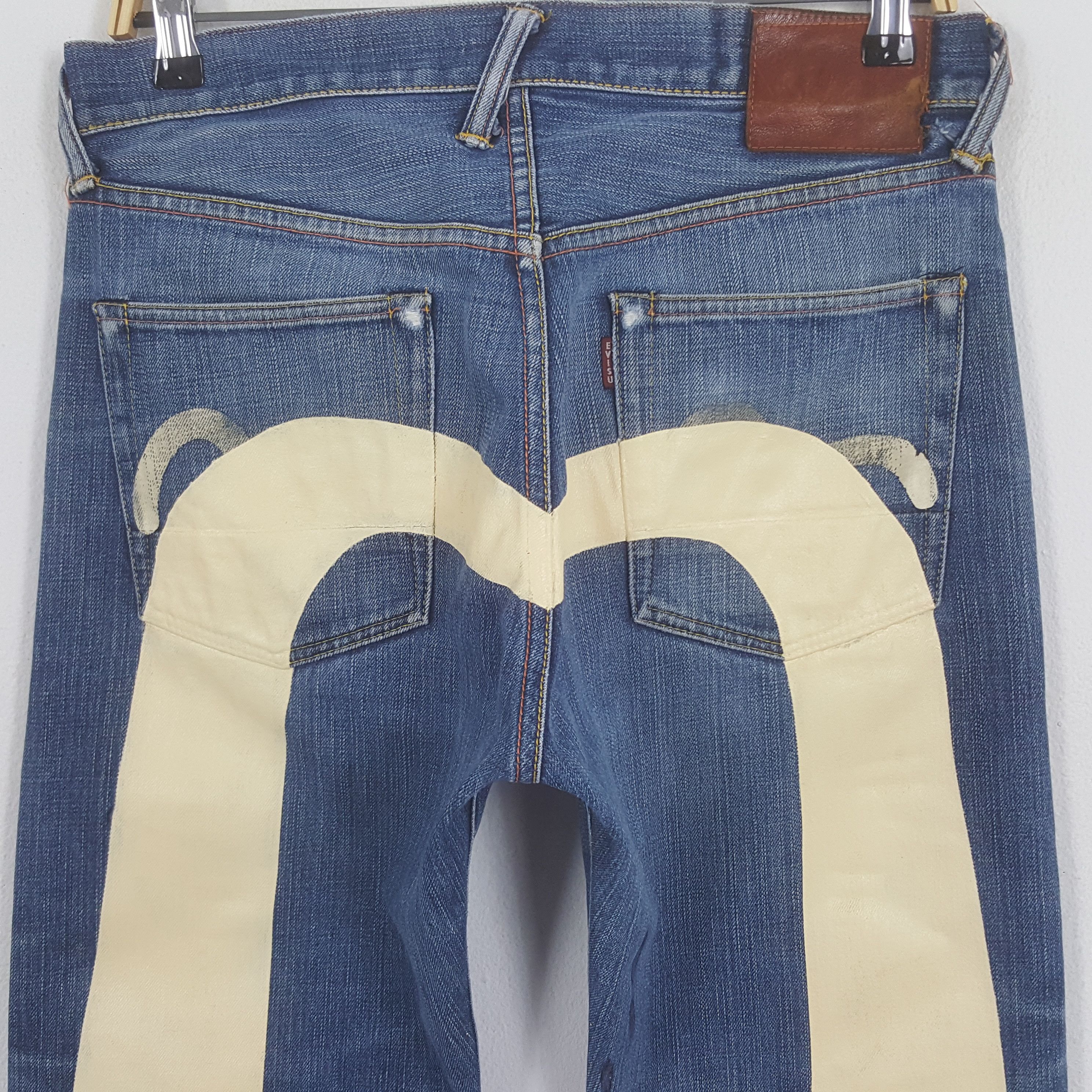 Evisu Vintage Evisu Japanese Brand Daicock Custom Art Denim Jeans Size US 30 / EU 46 - 2 Thumbnail