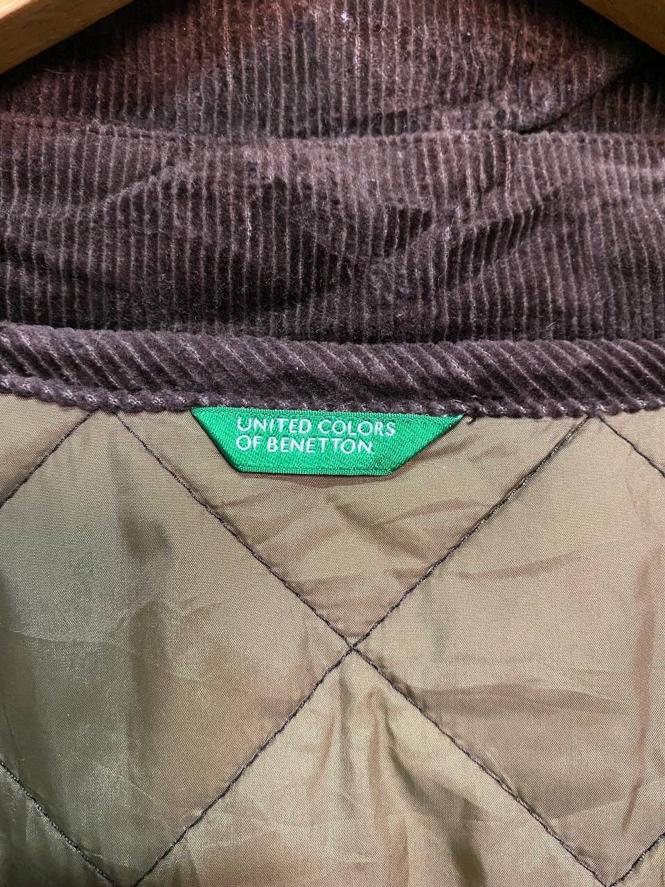 Japanese Brand UNITED COLORS OF BENETTON QUILTED COLAR JACKET Size US L / EU 52-54 / 3 - 10 Thumbnail