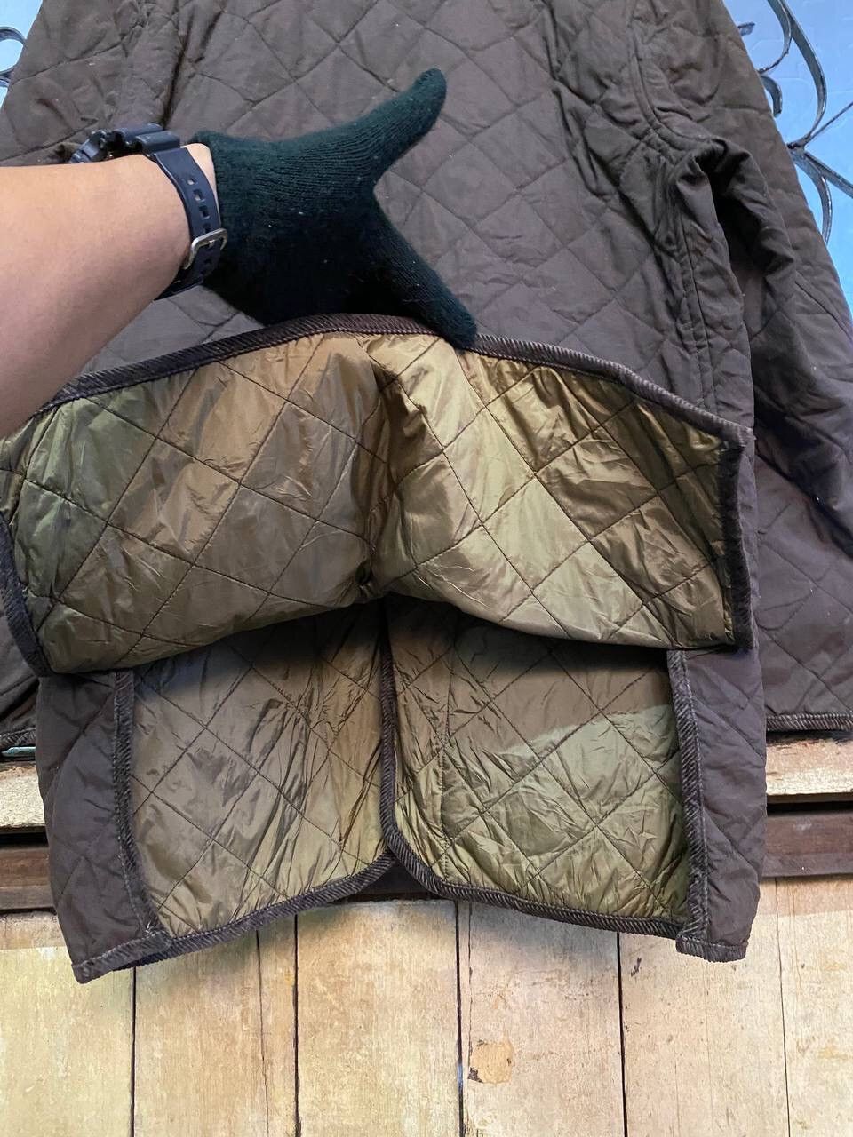 Japanese Brand UNITED COLORS OF BENETTON QUILTED COLAR JACKET Size US L / EU 52-54 / 3 - 12 Thumbnail
