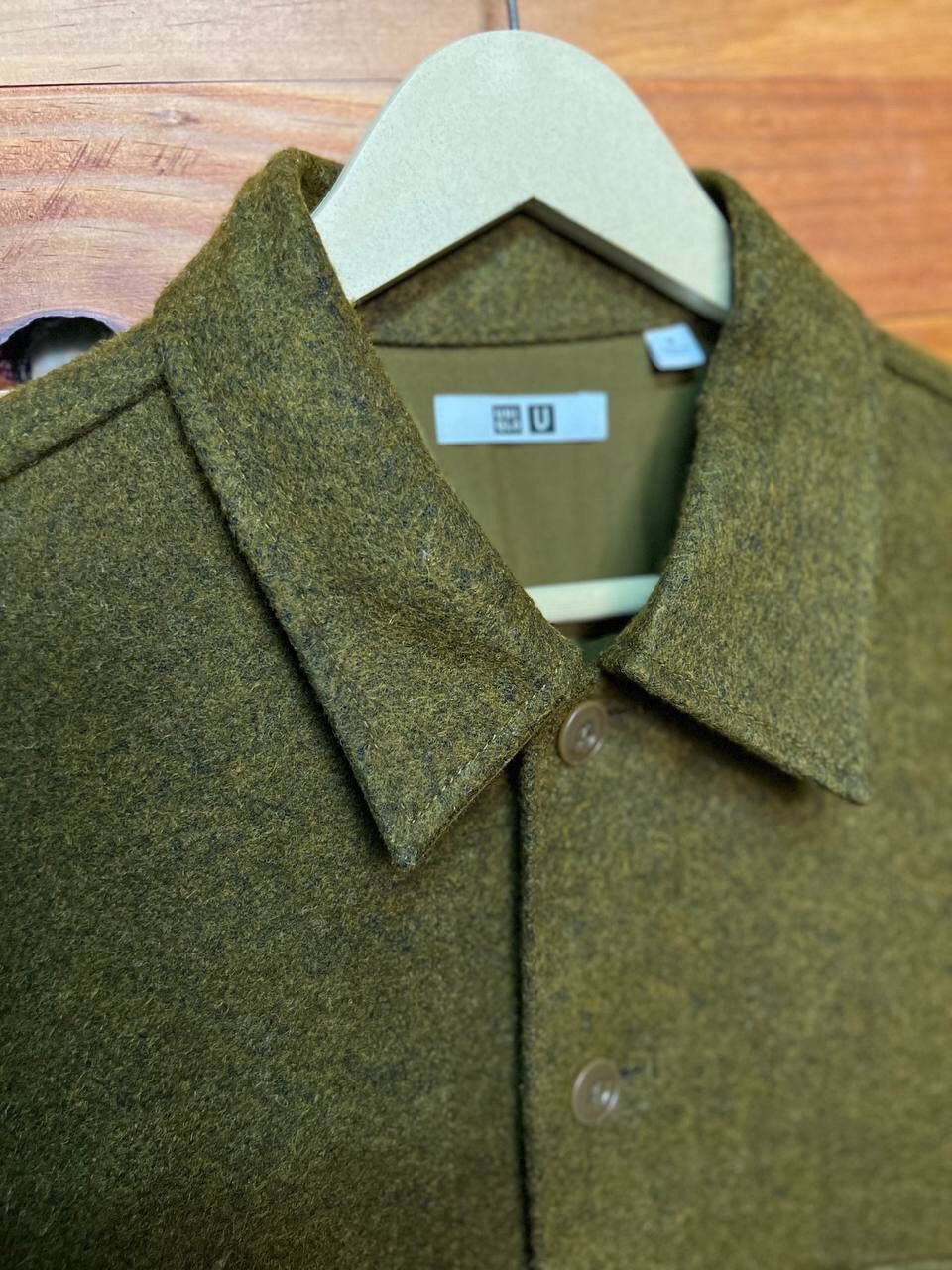 Japanese Brand NICE DESIGN🔥UNIQLO WOOL DOUBLE POCKET JACKET Size US M / EU 48-50 / 2 - 6 Thumbnail