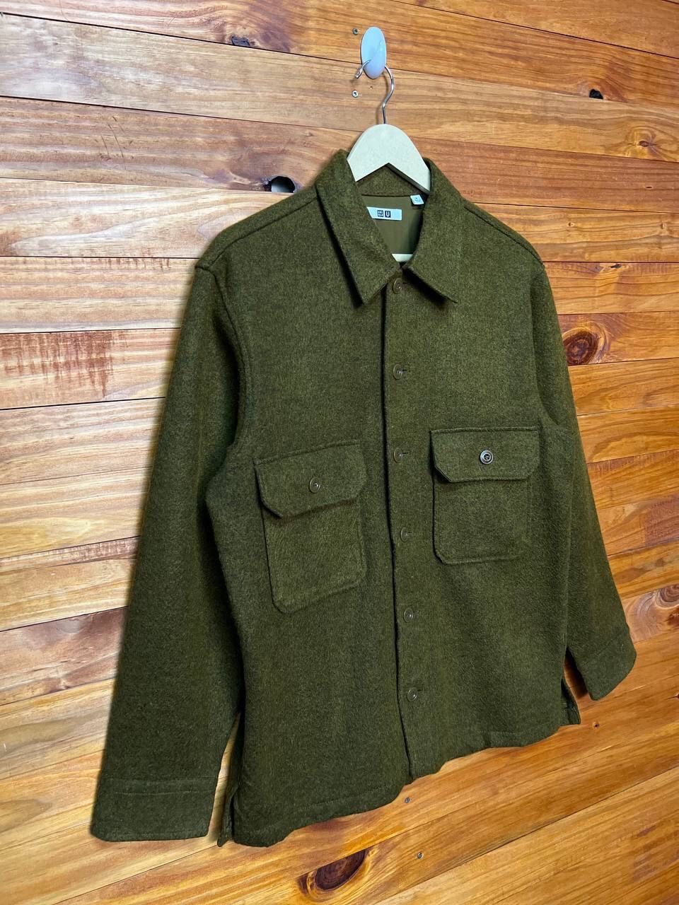 Japanese Brand NICE DESIGN🔥UNIQLO WOOL DOUBLE POCKET JACKET Size US M / EU 48-50 / 2 - 2 Thumbnail