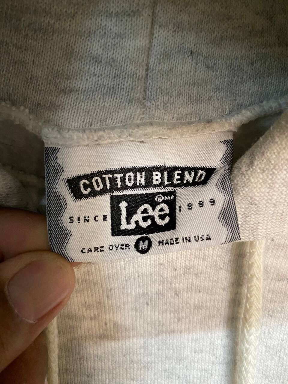 Lee × Vintage 🔥ACCEPT BINDING OFFER🔥VINTAGE LEE SPELLOUT HOODED Size US M / EU 48-50 / 2 - 7 Thumbnail