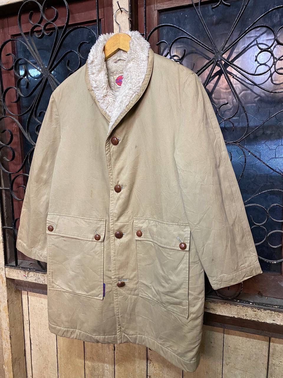Vintage SLAMMER USA MUNSINGWEAR WOOL LINED TRENCH COAT Size US L / EU 52-54 / 3 - 6 Thumbnail