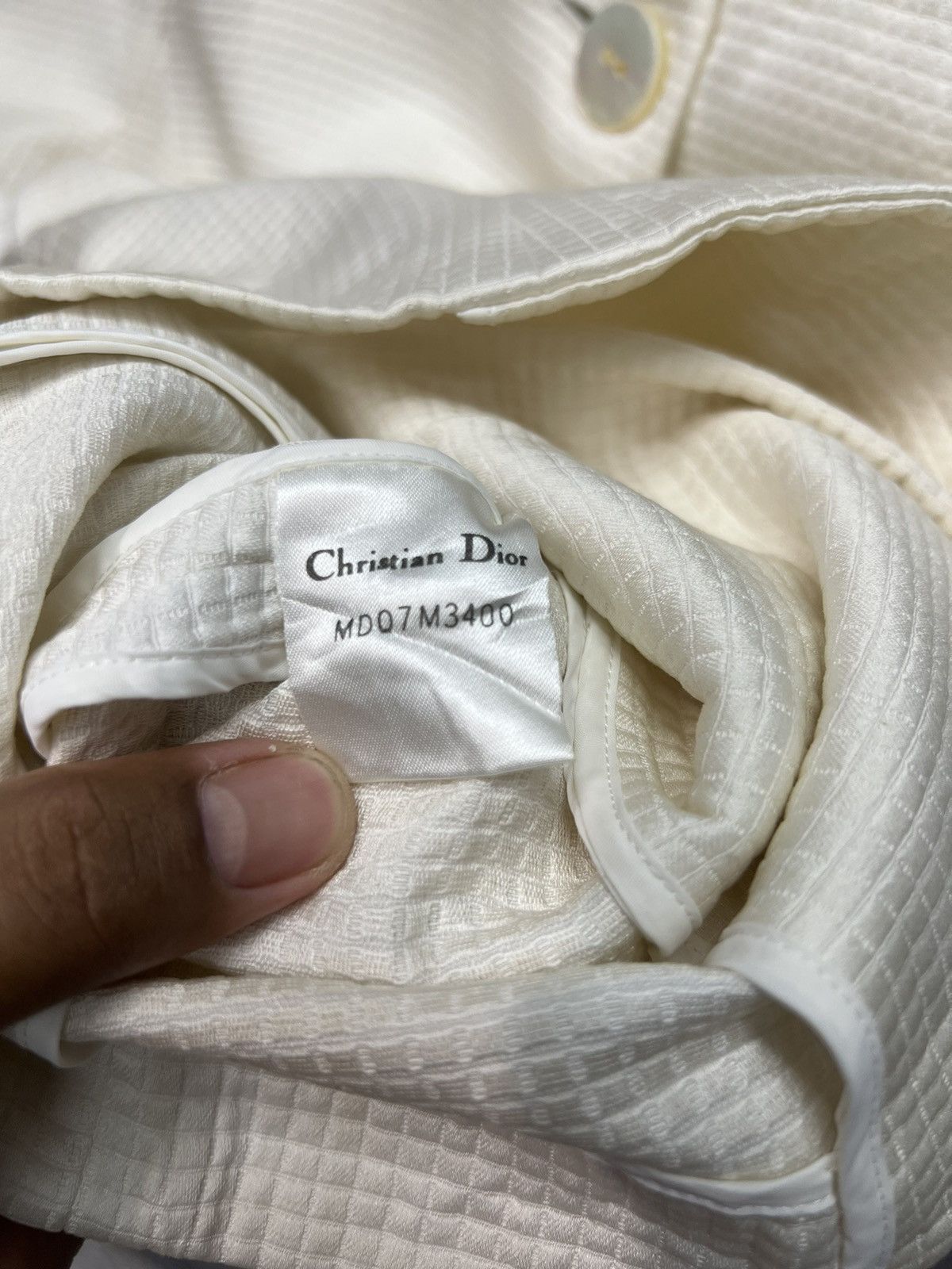 Christian Dior Monsieur CHRISTIAN DIOR CROPTOP BUTTONUP WOMENSWEAR Size S / US 4 / IT 40 - 7 Thumbnail