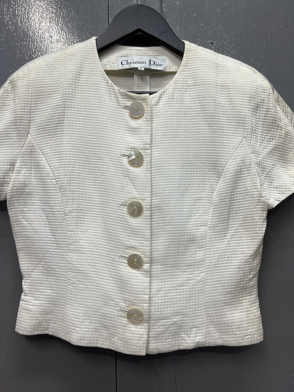 Christian Dior Monsieur CHRISTIAN DIOR CROPTOP BUTTONUP WOMENSWEAR Size S / US 4 / IT 40 - 5 Thumbnail