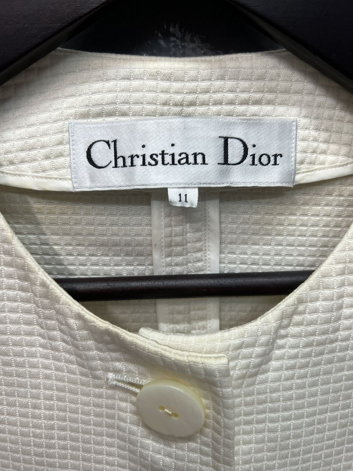 Christian Dior Monsieur CHRISTIAN DIOR CROPTOP BUTTONUP WOMENSWEAR Size S / US 4 / IT 40 - 4 Thumbnail