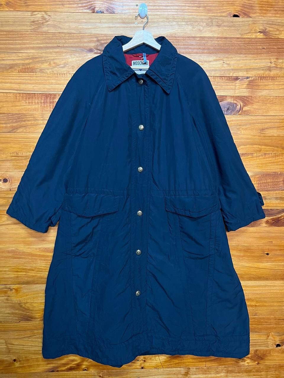 image of Italian Designers x Moschino Jeans Parkas in Navy, Men's (Size Medium)