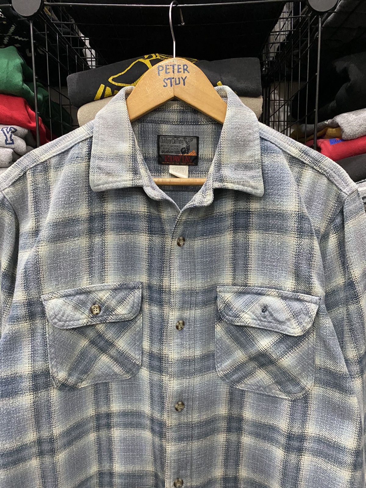Edwin × Vintage VINTAGE EDWIN FLANNEL JACKET Size US L / EU 52-54 / 3 - 2 Thumbnail
