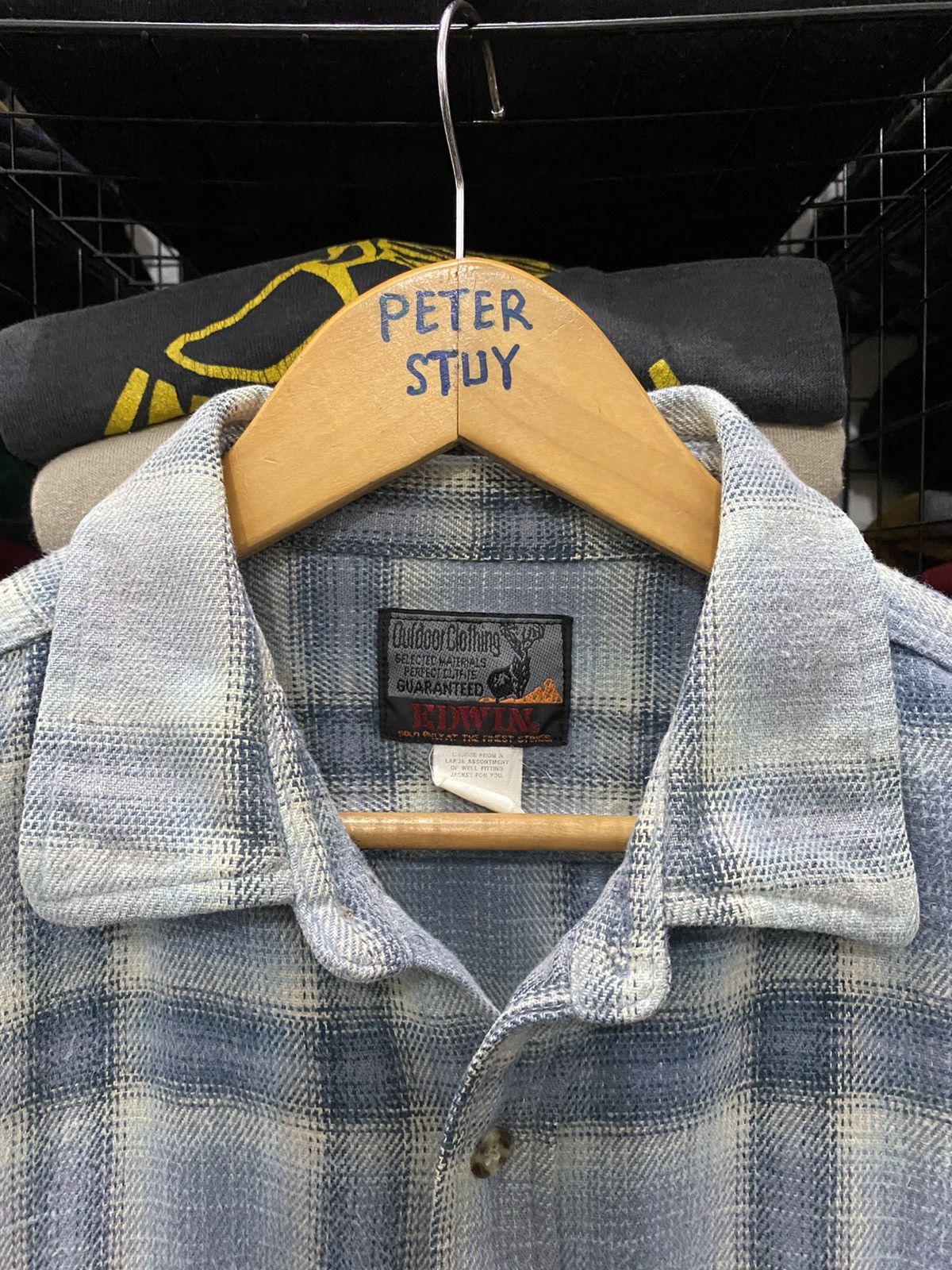 Edwin × Vintage VINTAGE EDWIN FLANNEL JACKET Size US L / EU 52-54 / 3 - 6 Thumbnail