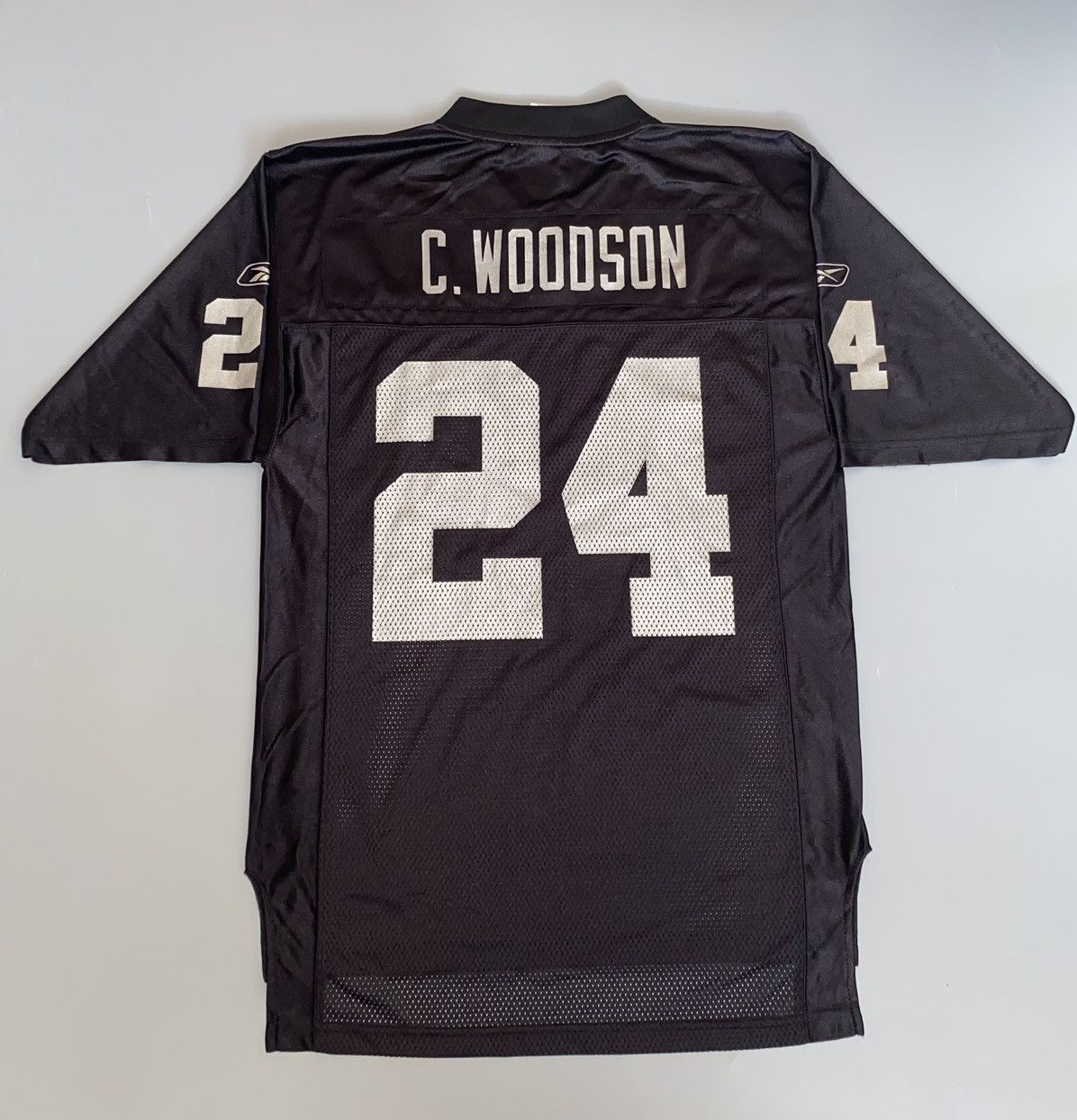 Reebok Reebok Charles Woodson NFL Raiders Jersey Size S