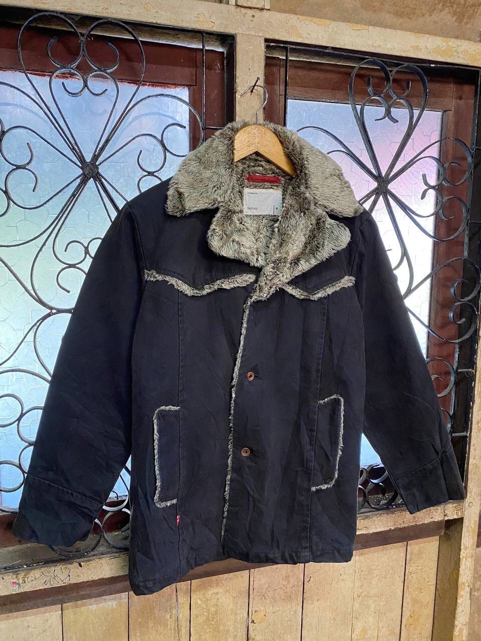 Levi's VINTAGE LEVI’S RED LOOP SHORT FUR WINTER JACKET Size US M / EU 48-50 / 2 - 2 Thumbnail