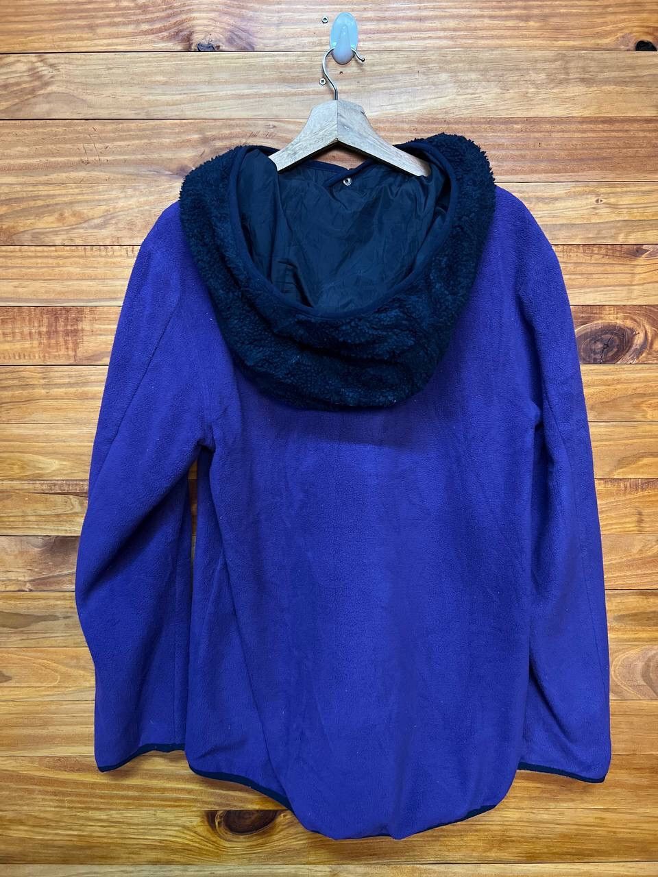 Japanese Brand ISSEY MIYAKE MERCIBEAUCOUP FLEECE HOODIE DUFFLE JACKET Size US S / EU 44-46 / 1 - 8 Thumbnail