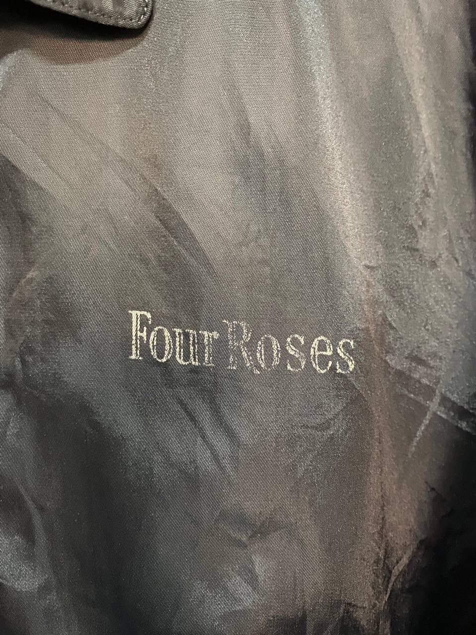 Japanese Brand Four Roses Black Nylon Jacket Size US XL / EU 56 / 4 - 12 Thumbnail