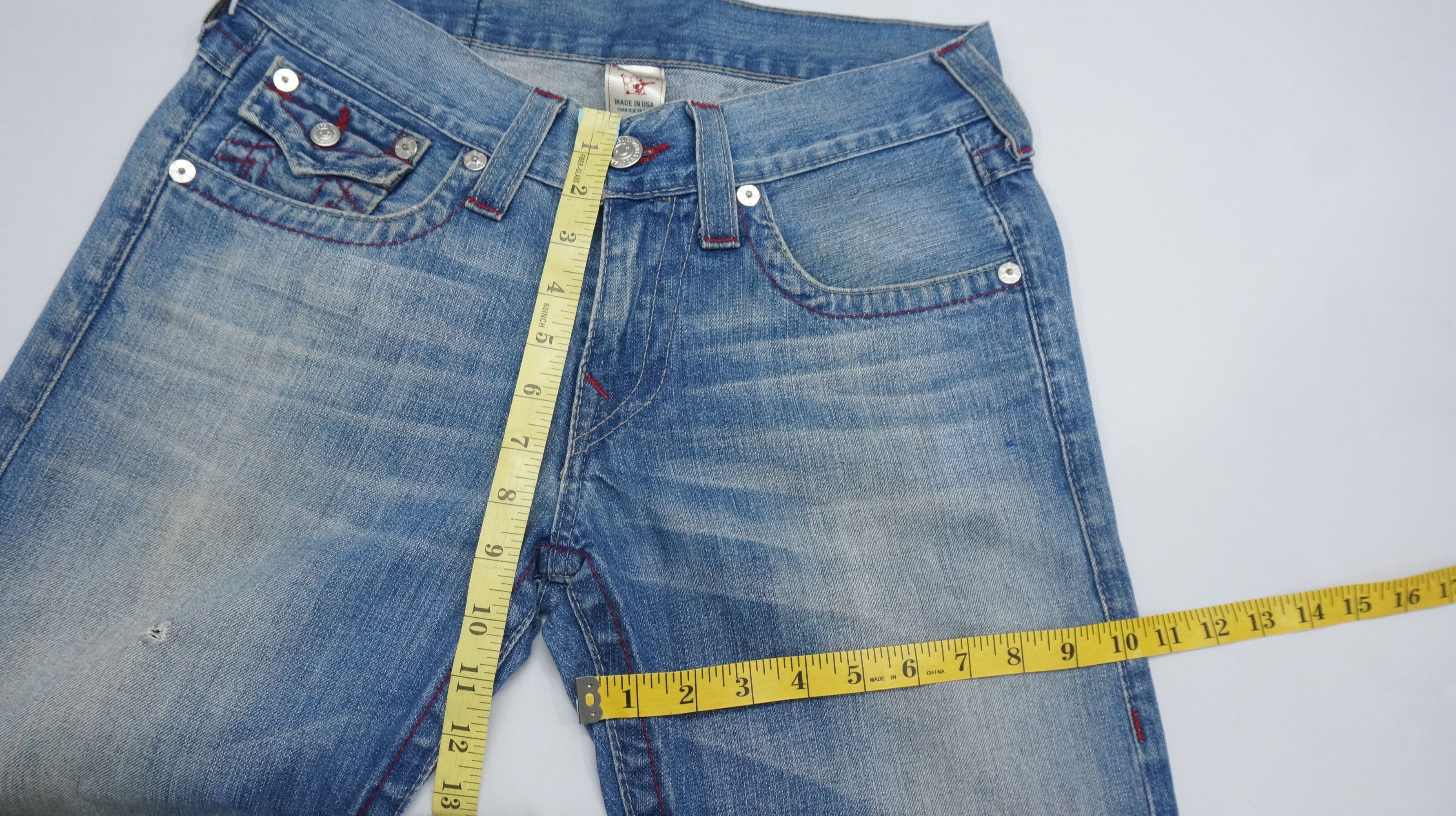 True Religion Vintage 🔥 True Religion Straight Red Stitch Jeans Size US 30 / EU 46 - 14 Thumbnail