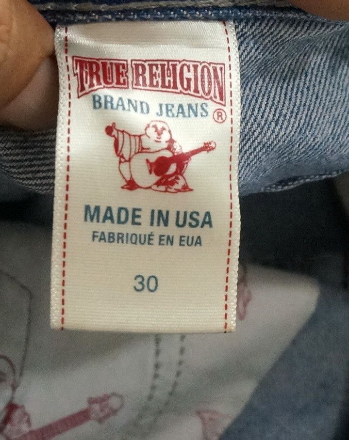 True Religion Vintage 🔥 True Religion Straight Red Stitch Jeans Size US 30 / EU 46 - 22 Thumbnail