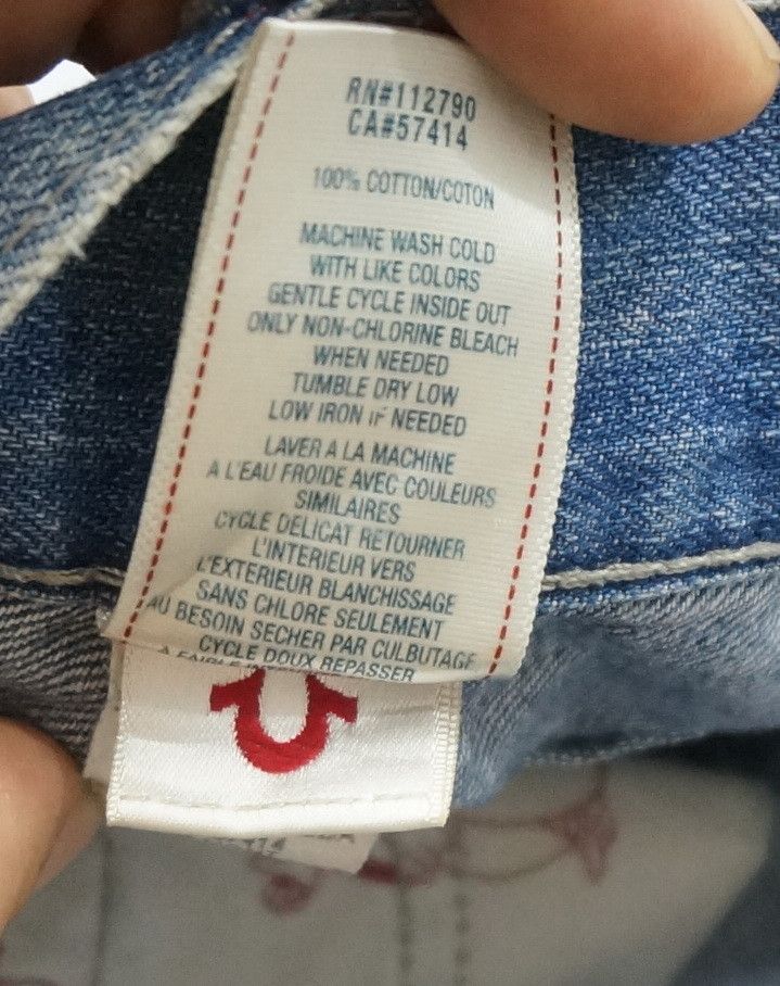 True Religion Vintage 🔥 True Religion Straight Red Stitch Jeans Size US 30 / EU 46 - 23 Thumbnail