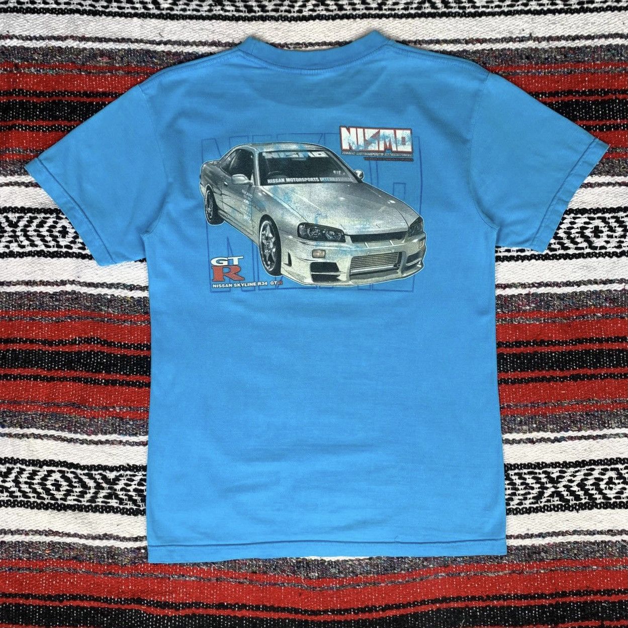 Vintage Vintage Nismo Nissan Skyline R34 GT-R JDM Car Shirt Size US S / EU 44-46 / 1 - 2 Thumbnail
