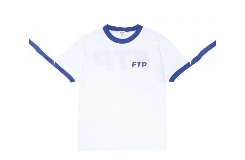 FTP fuck the population ringer blue tee size xxl