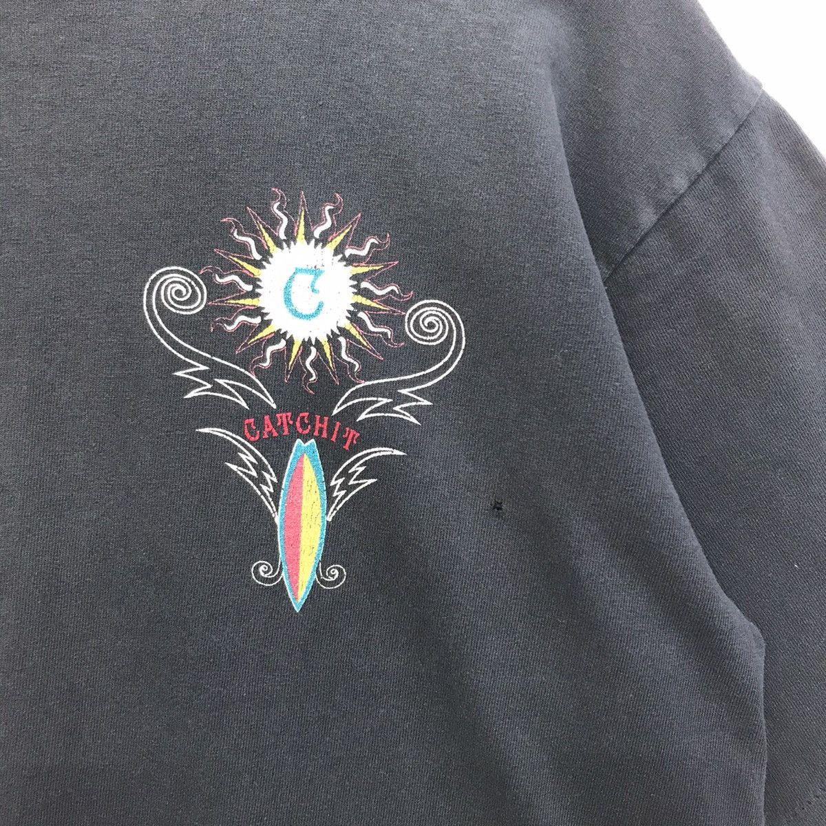 Vintage Rare!! Vintage Catchit surf Tee Size US L / EU 52-54 / 3 - 3 Thumbnail