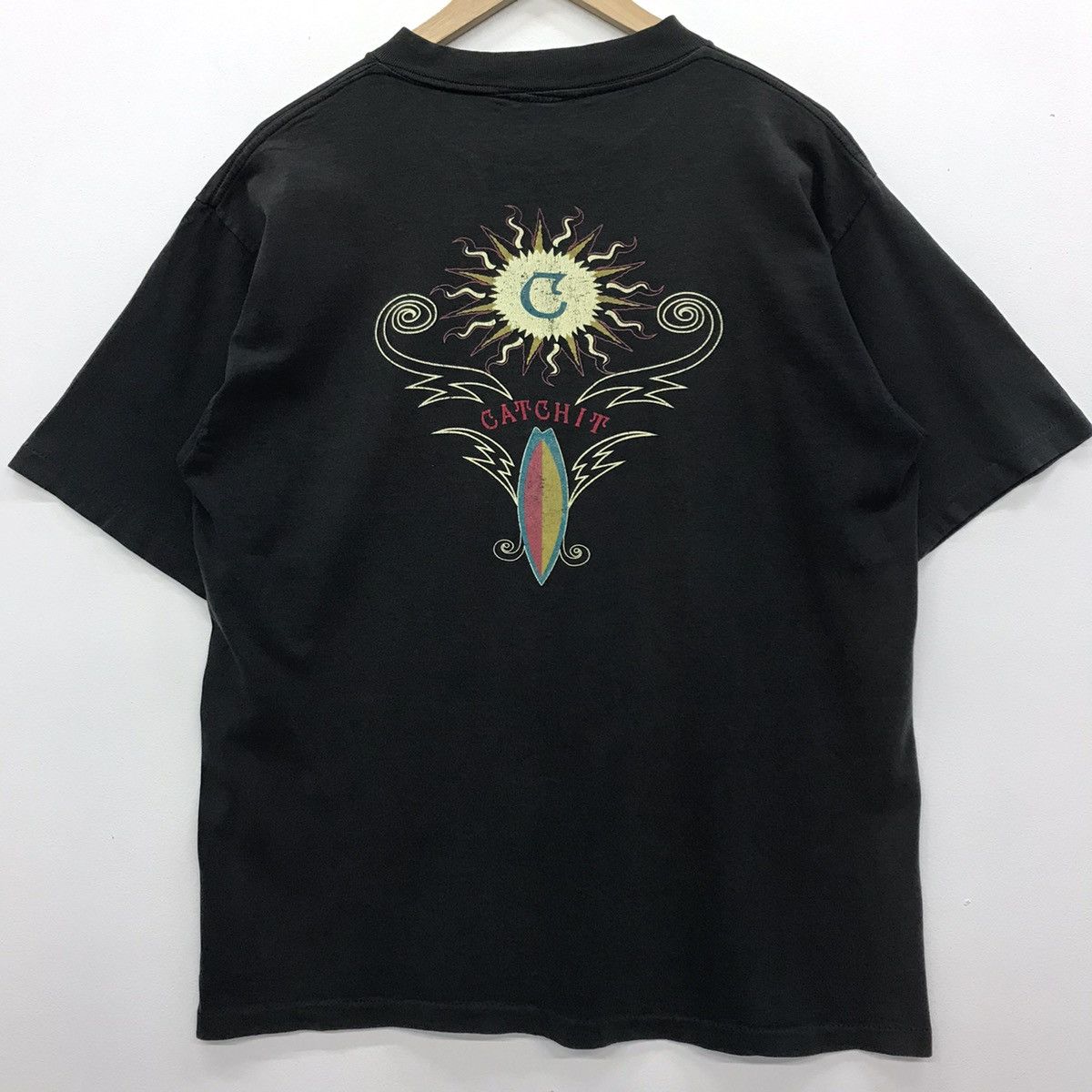 Vintage Rare!! Vintage Catchit surf Tee Size US L / EU 52-54 / 3 - 8 Thumbnail