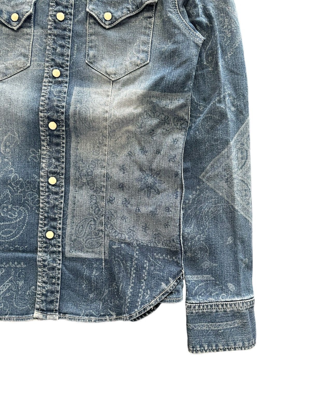 Fragment Design × Vanquish FW11 Black by Vanquish trompe l'oeil denim shirt Size US S / EU 44-46 / 1 - 6 Thumbnail
