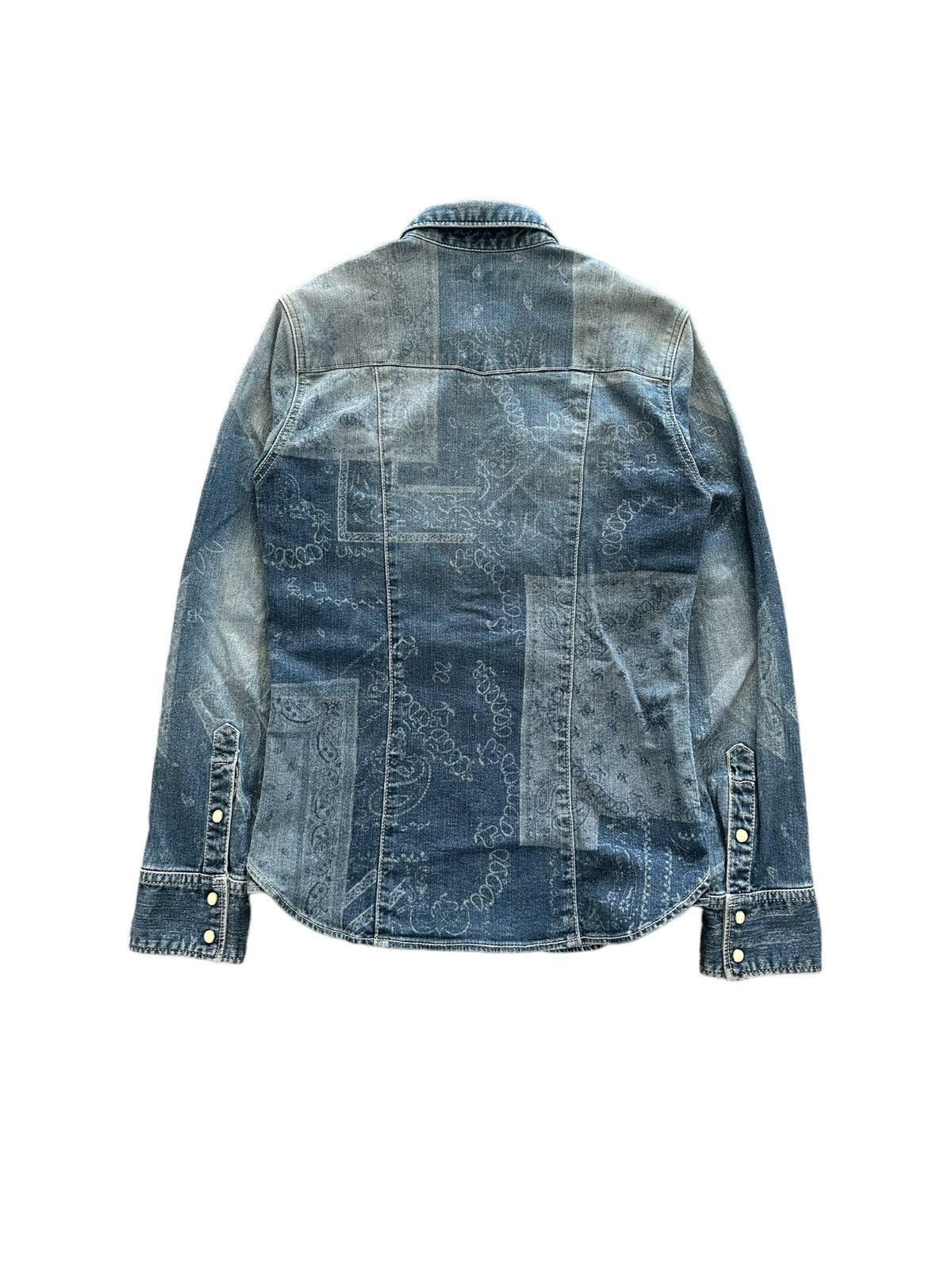 Fragment Design × Vanquish FW11 Black by Vanquish trompe l'oeil denim shirt Size US S / EU 44-46 / 1 - 2 Thumbnail