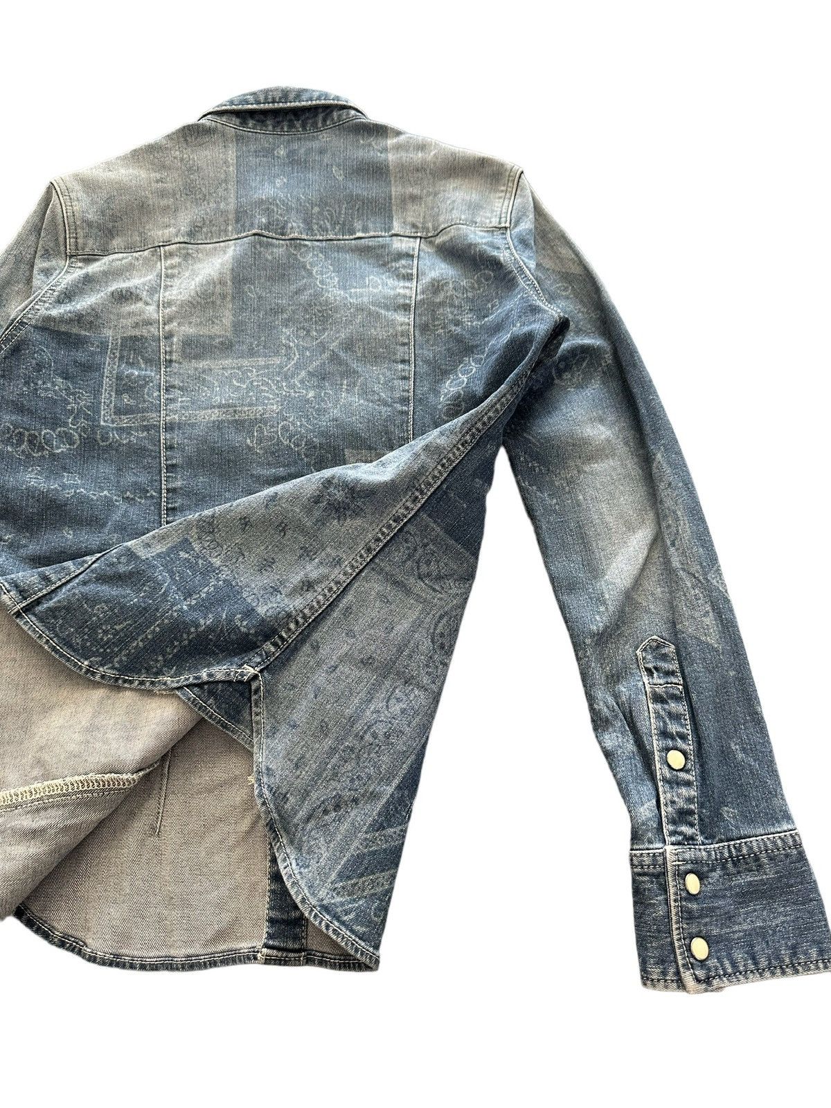 Fragment Design × Vanquish FW11 Black by Vanquish trompe l'oeil denim shirt Size US S / EU 44-46 / 1 - 8 Thumbnail