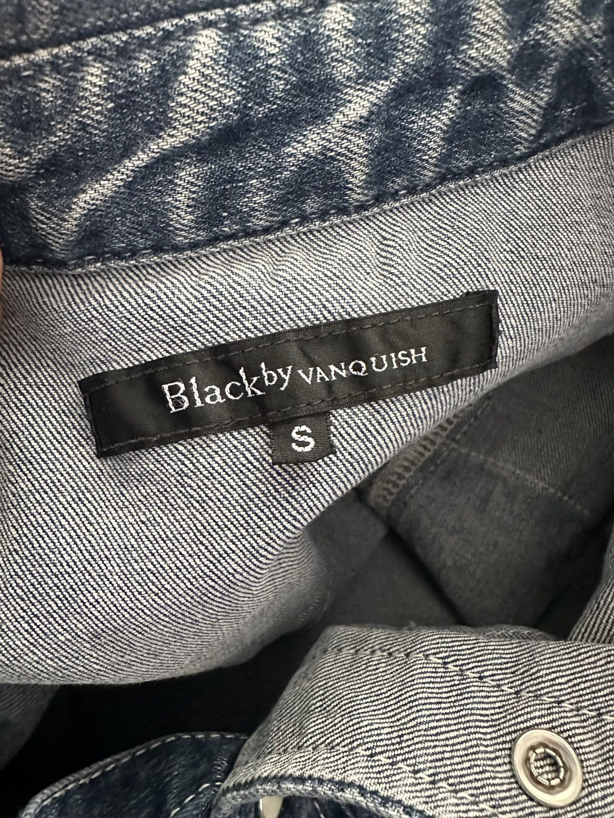 Fragment Design × Vanquish FW11 Black by Vanquish trompe l'oeil denim shirt Size US S / EU 44-46 / 1 - 10 Thumbnail