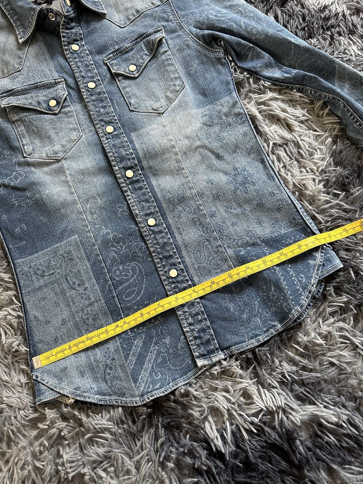 Fragment Design × Vanquish FW11 Black by Vanquish trompe l'oeil denim shirt Size US S / EU 44-46 / 1 - 15 Thumbnail