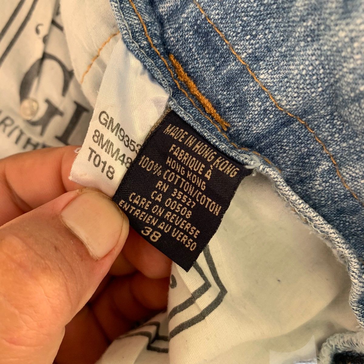Marithe + Francois Girbaud Le Jean De Marithe Francois Girbaud Baggy Denim Pant Size US 38 / EU 54 - 17 Thumbnail