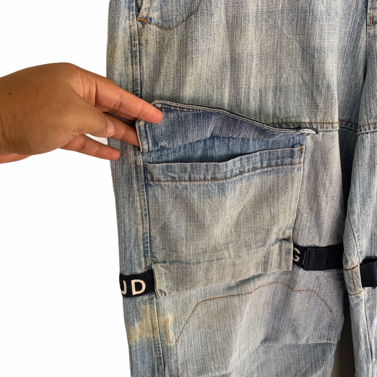 Marithe + Francois Girbaud Le Jean De Marithe Francois Girbaud Baggy Denim Pant Size US 38 / EU 54 - 6 Thumbnail
