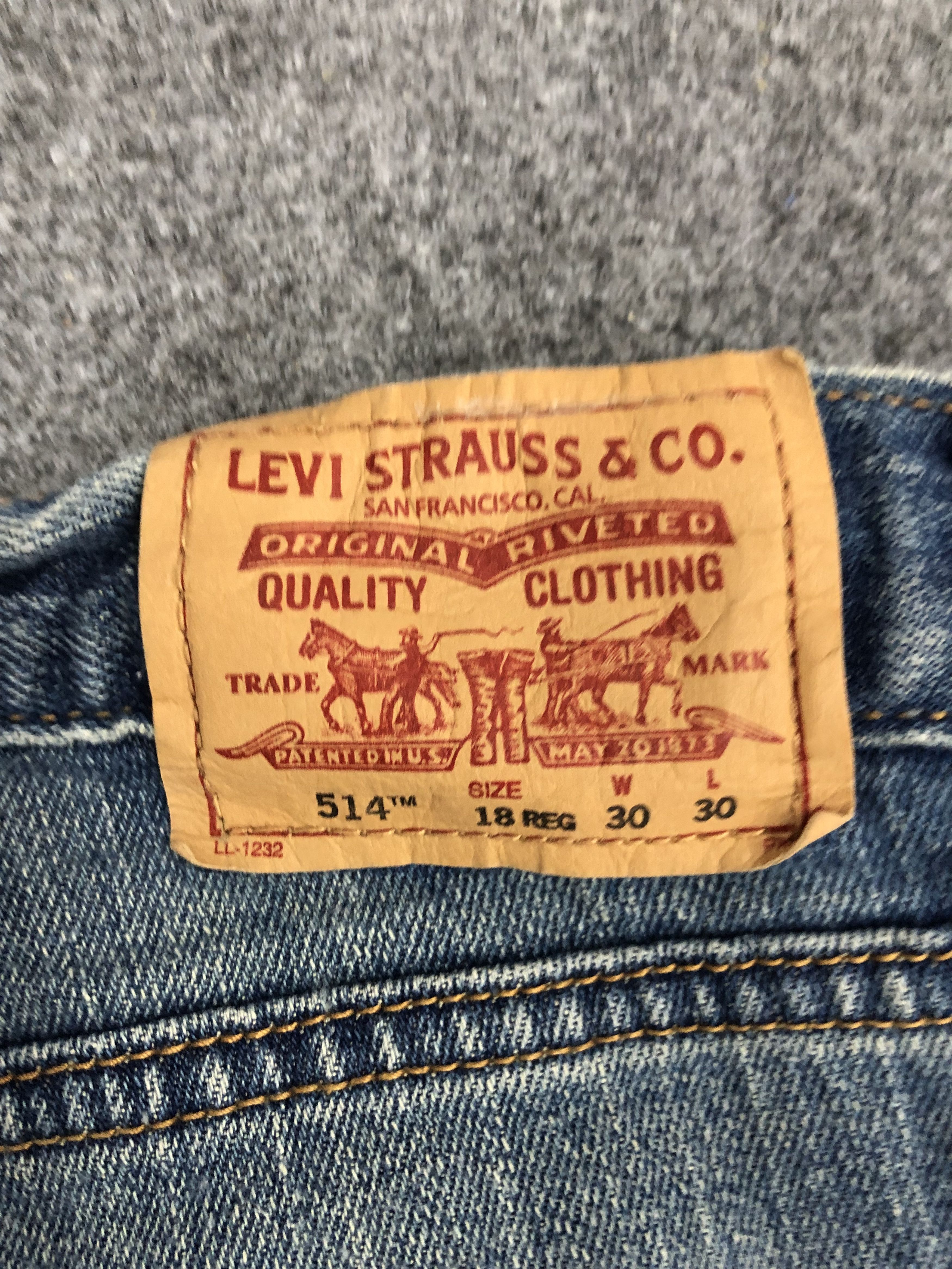 Levi's Vintage Levis 514 Denim DP1077 Size US 32 / EU 48 - 5 Thumbnail
