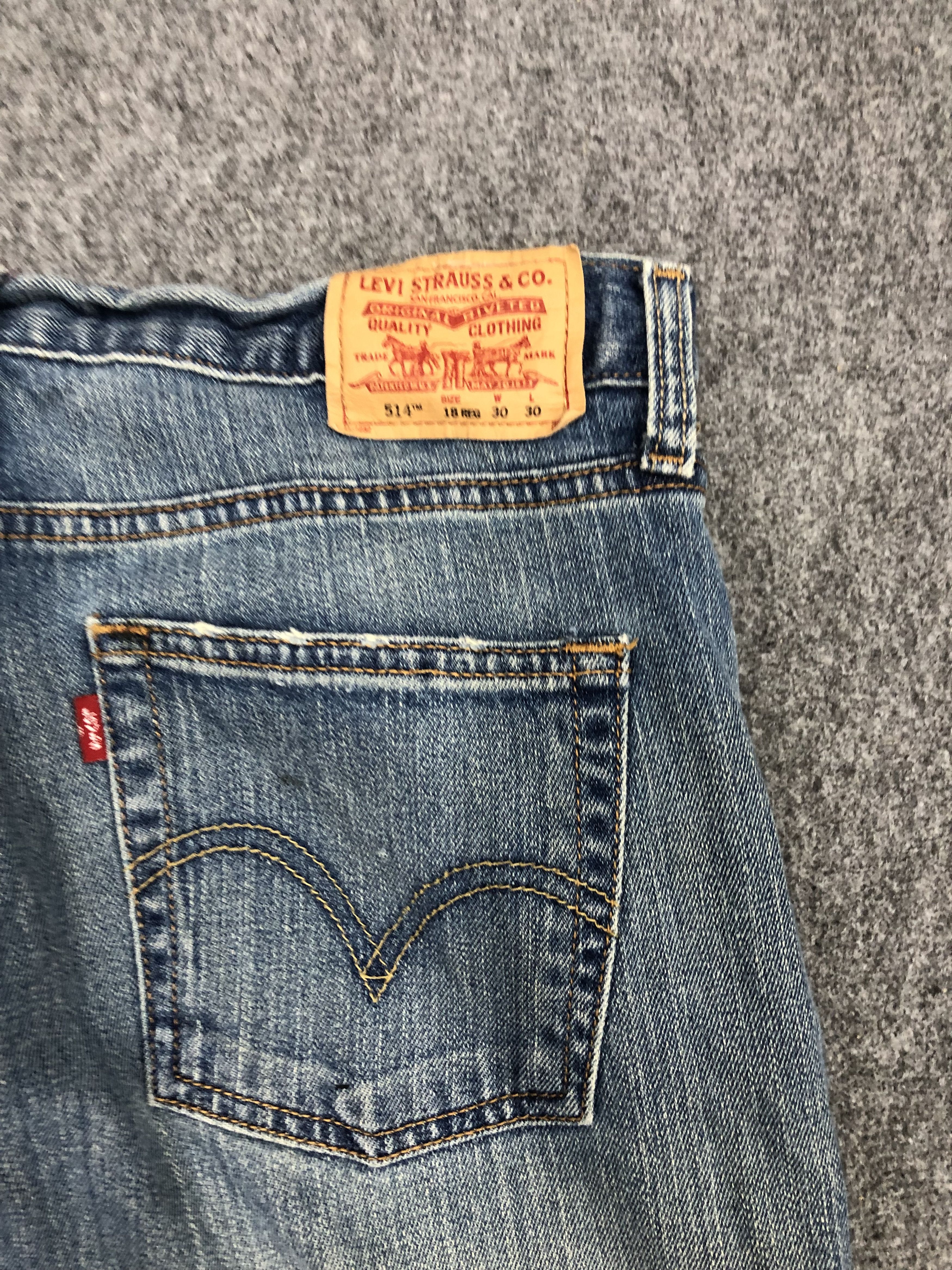 Levi's Vintage Levis 514 Denim DP1077 Size US 32 / EU 48 - 12 Thumbnail
