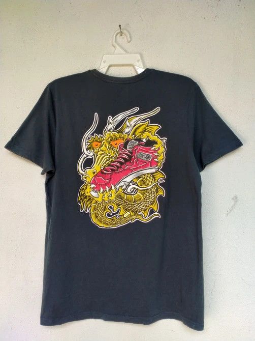 Vans X Steve Caballero Dragon Distressed tee