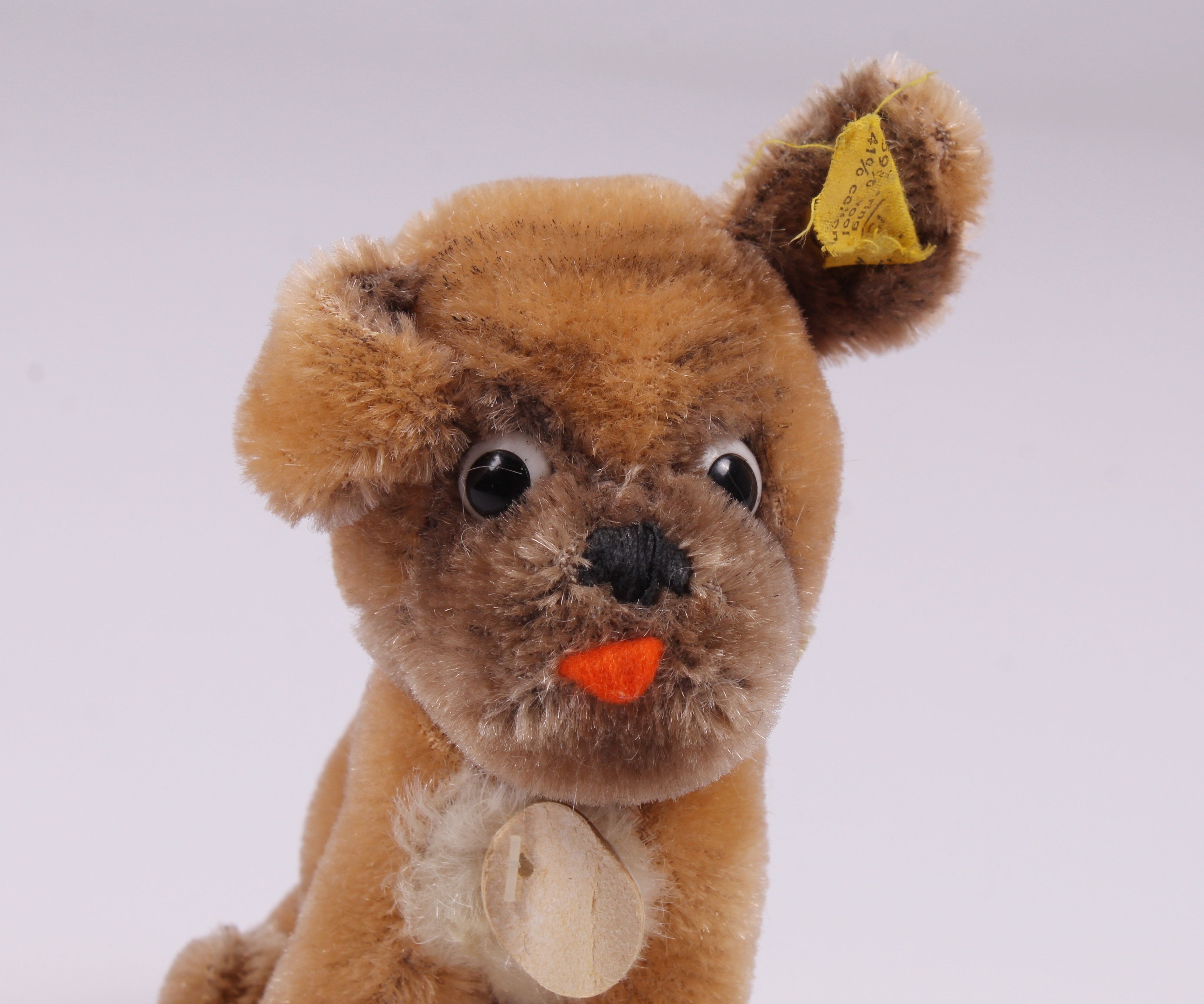 Vintage Vintage Steiff Cute Small Wool Plush Stuffed Dog Puppy Toy Size ONE SIZE - 3 Thumbnail