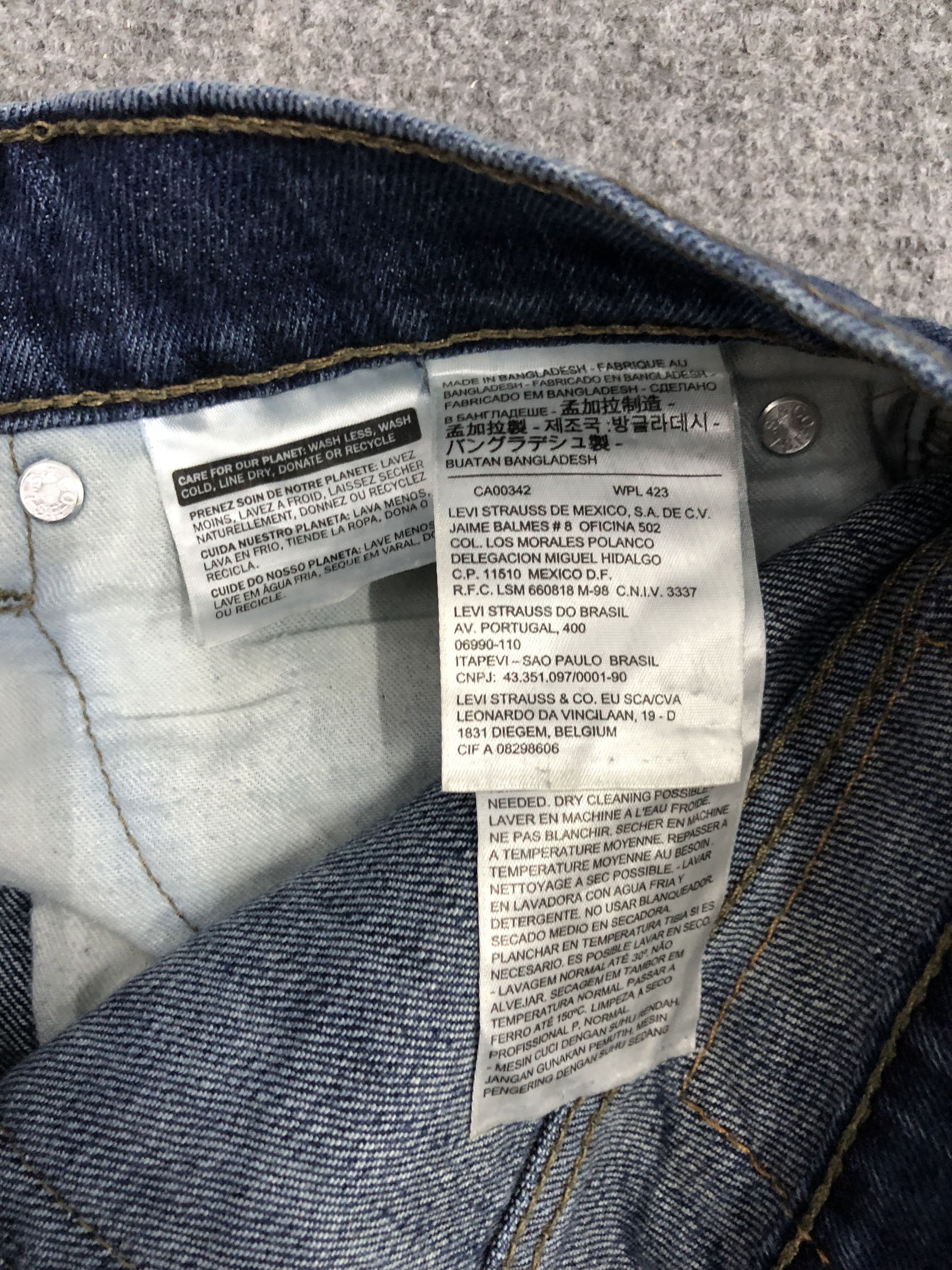 Levi's Vintage Levis 511 Denim DP1222 Size US 32 / EU 48 - 11 Thumbnail