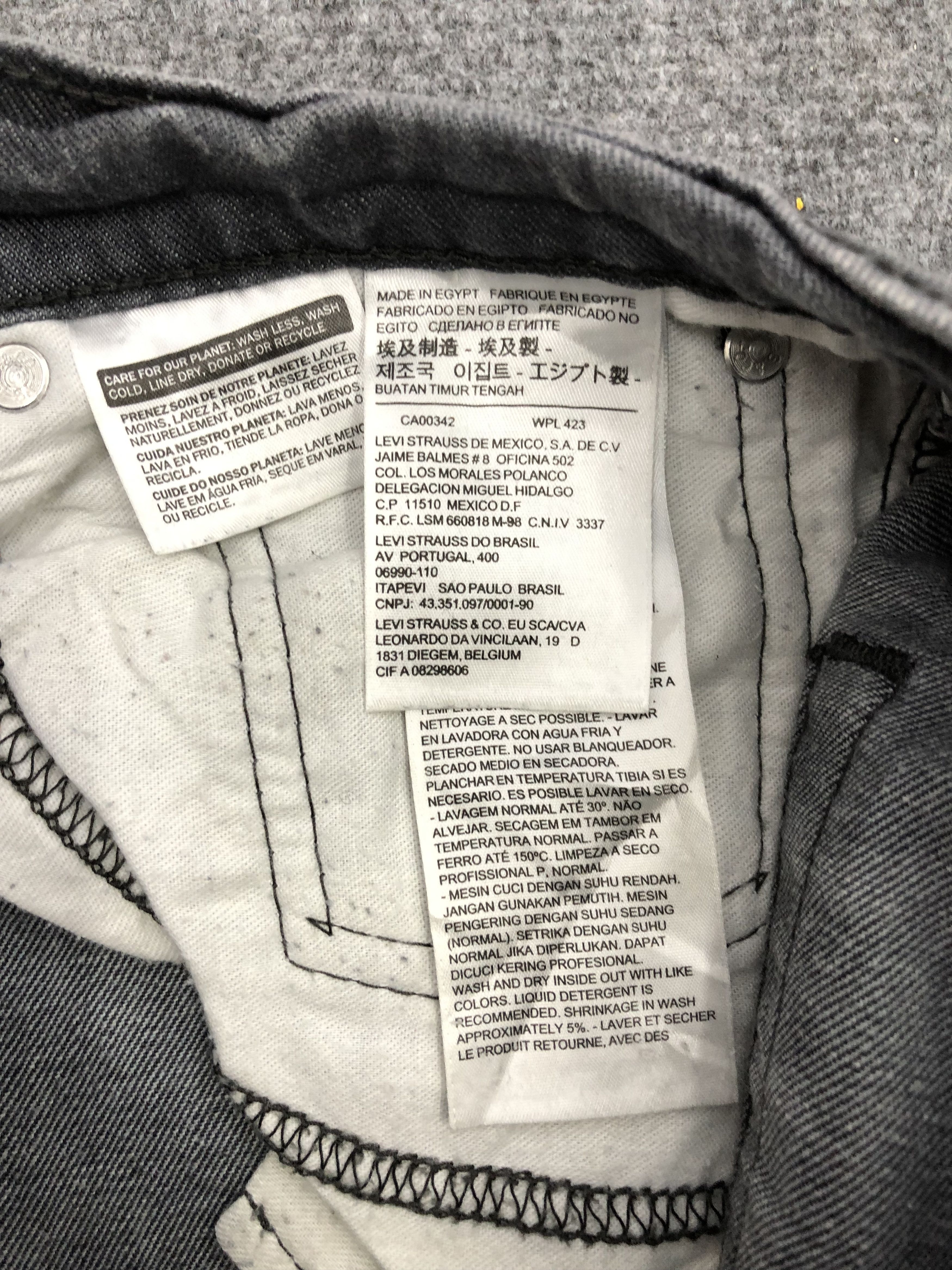 Levi's Vintage Levis 514 Denim DP1311 Size US 32 / EU 48 - 12 Thumbnail
