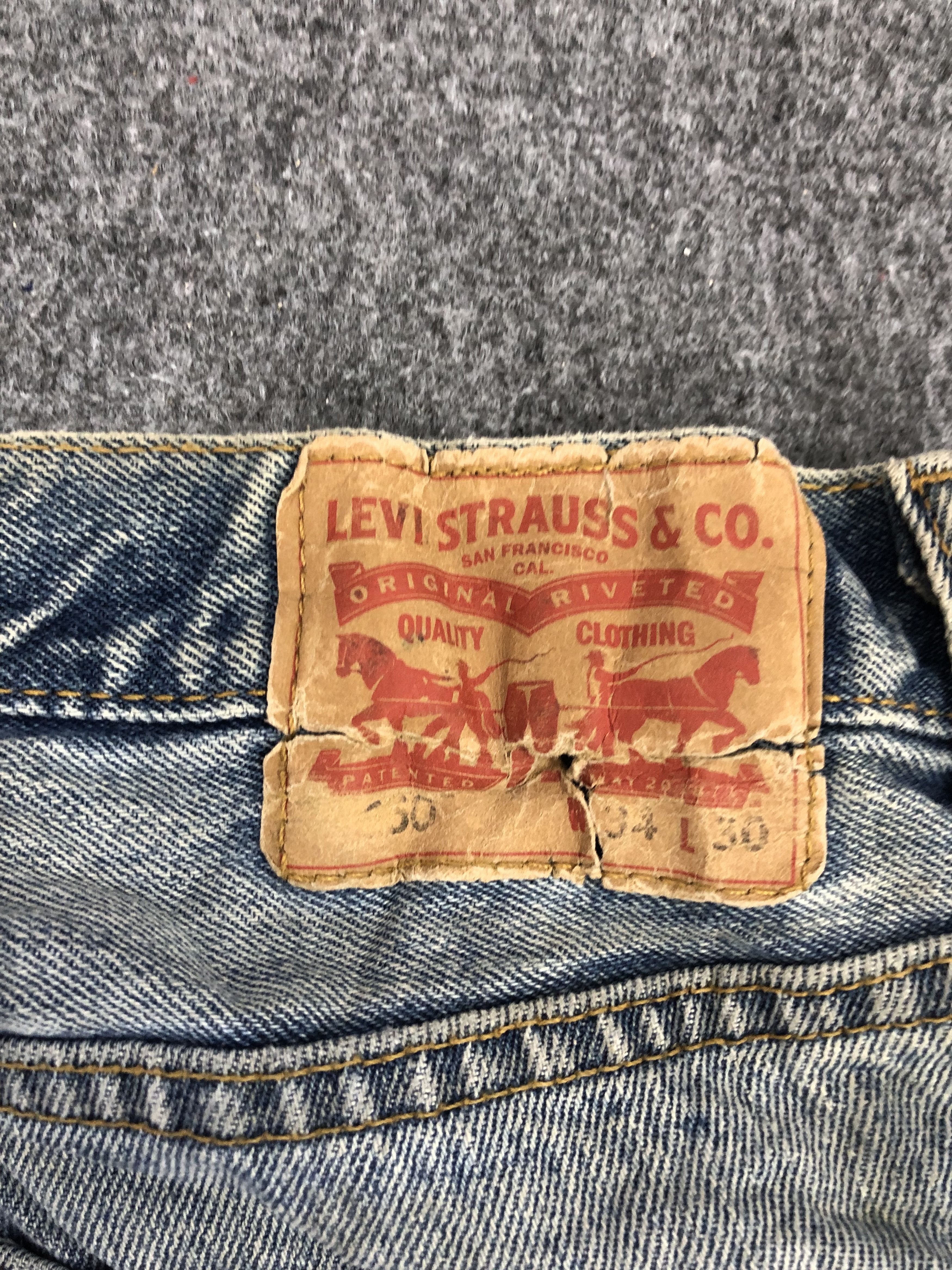 Levi's Vintage Levis 650 Denim DP1293 Size US 32 / EU 48 - 5 Thumbnail