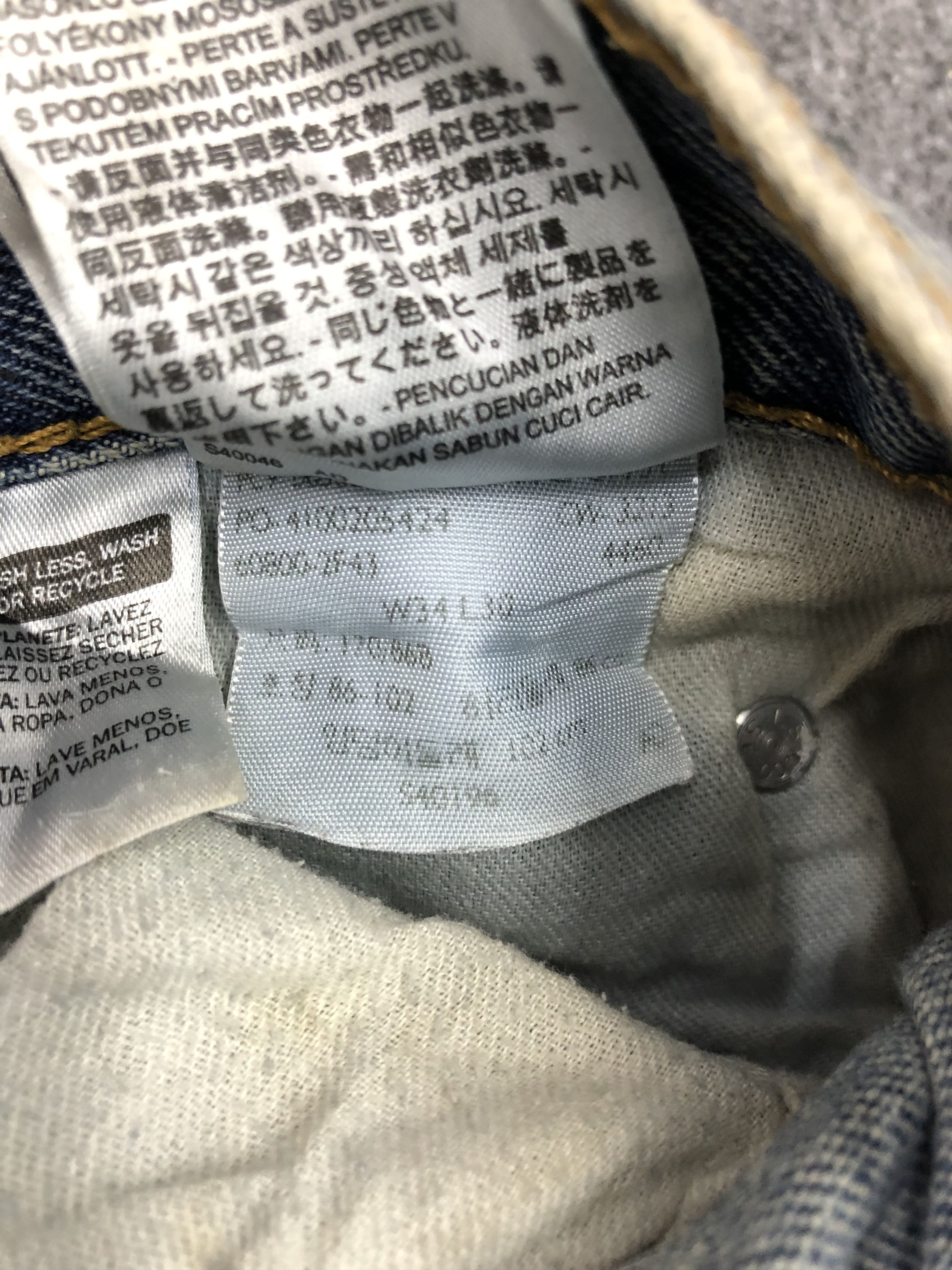 Levi's Vintage Levis 650 Denim DP1293 Size US 32 / EU 48 - 12 Thumbnail