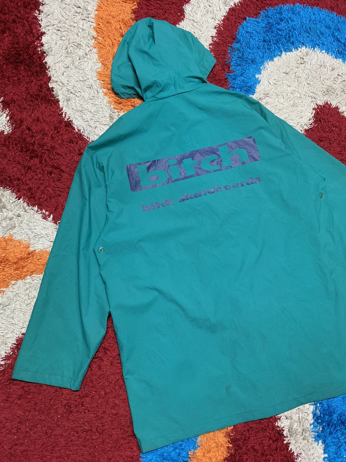 Public Housing Skate Team VINTAGE BITCH SKATEBOARDS WINDBREAKER JACKET HOODIE Size US L / EU 52-54 / 3 - 12 Thumbnail