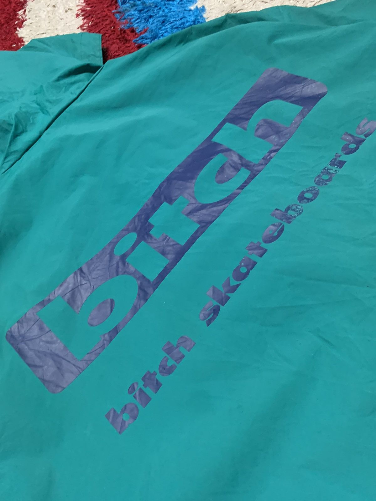 Public Housing Skate Team VINTAGE BITCH SKATEBOARDS WINDBREAKER JACKET HOODIE Size US L / EU 52-54 / 3 - 16 Thumbnail