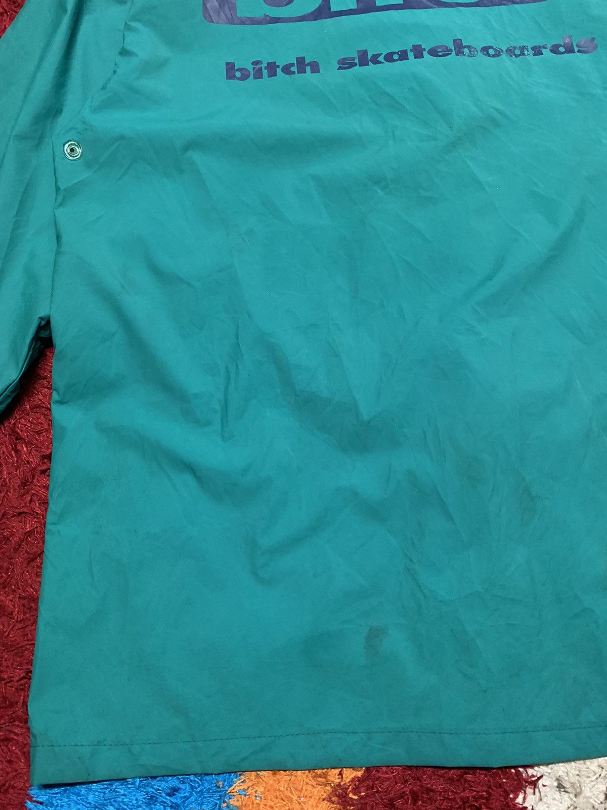 Public Housing Skate Team VINTAGE BITCH SKATEBOARDS WINDBREAKER JACKET HOODIE Size US L / EU 52-54 / 3 - 17 Thumbnail