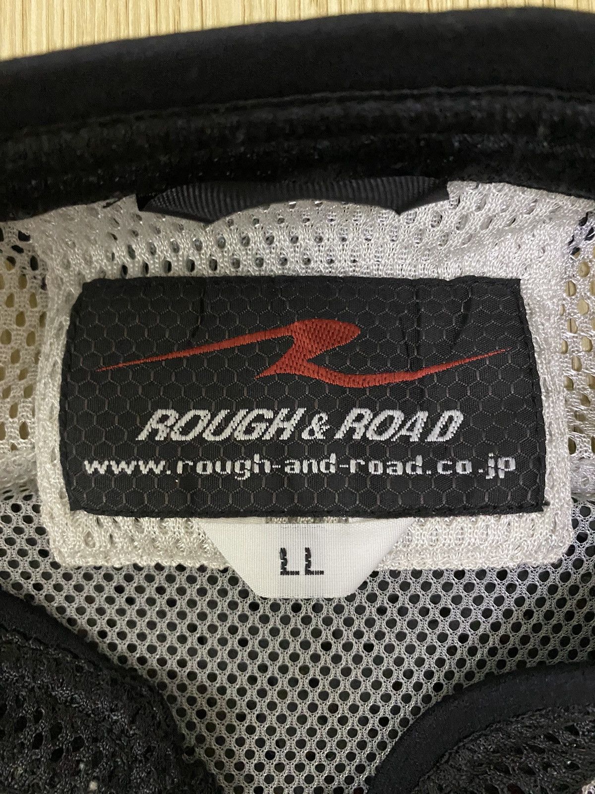 Japanese Brand Rough & Road paded mesh biker jacket Size US L / EU 52-54 / 3 - 8 Thumbnail