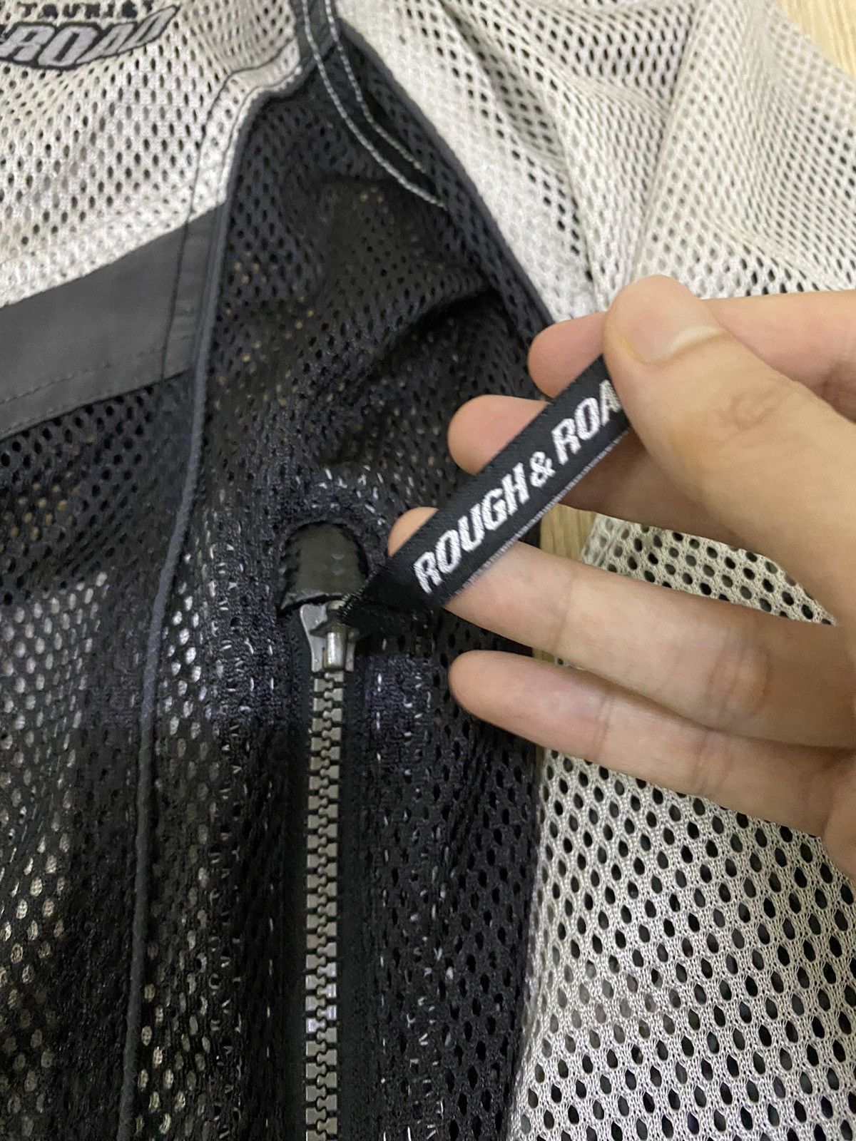Japanese Brand Rough & Road paded mesh biker jacket Size US L / EU 52-54 / 3 - 9 Thumbnail