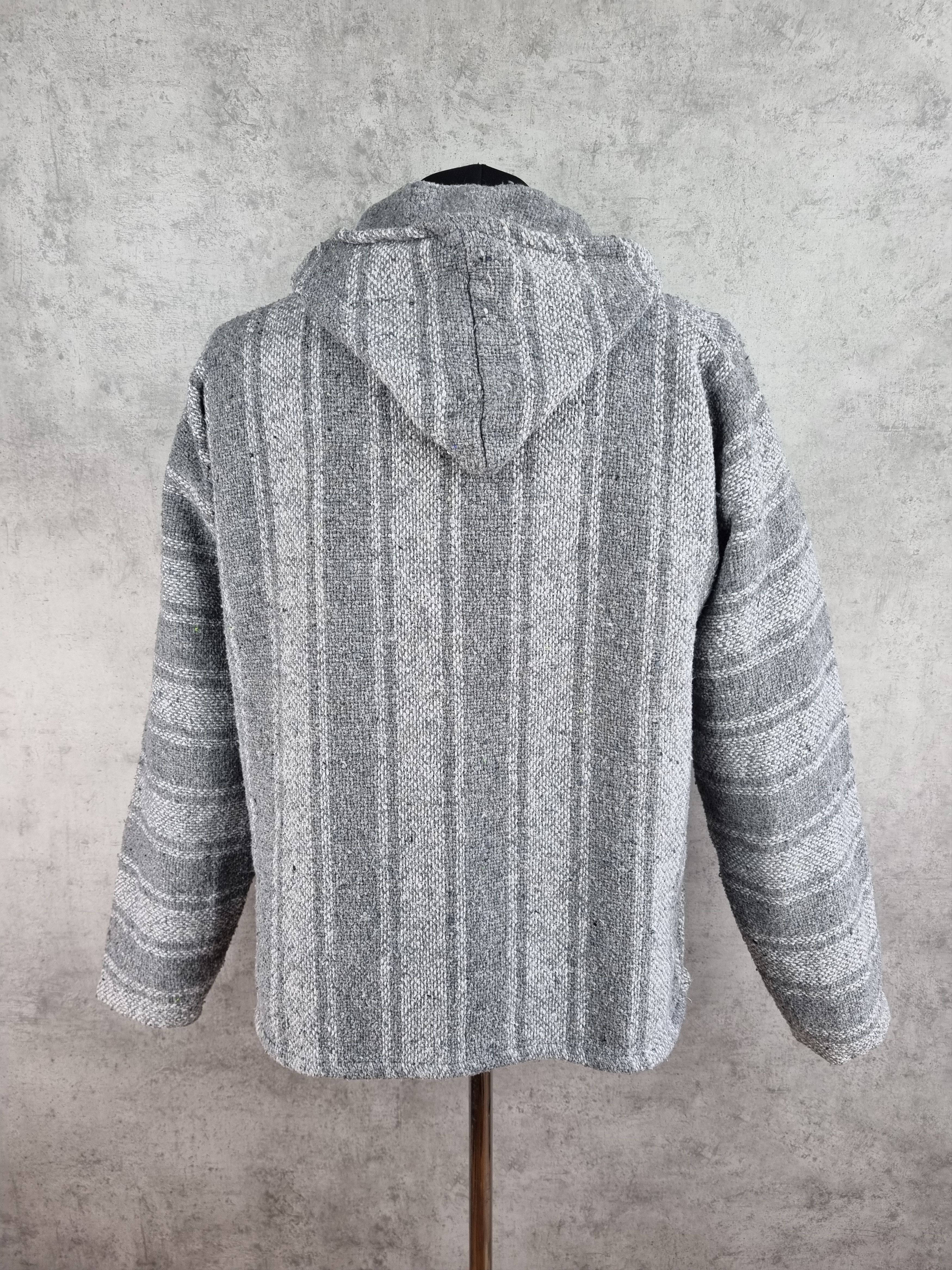Native Rare 80s Knitted Native Hippie Hooded Shirt Surf Hoodie Size US M / EU 48-50 / 2 - 6 Thumbnail