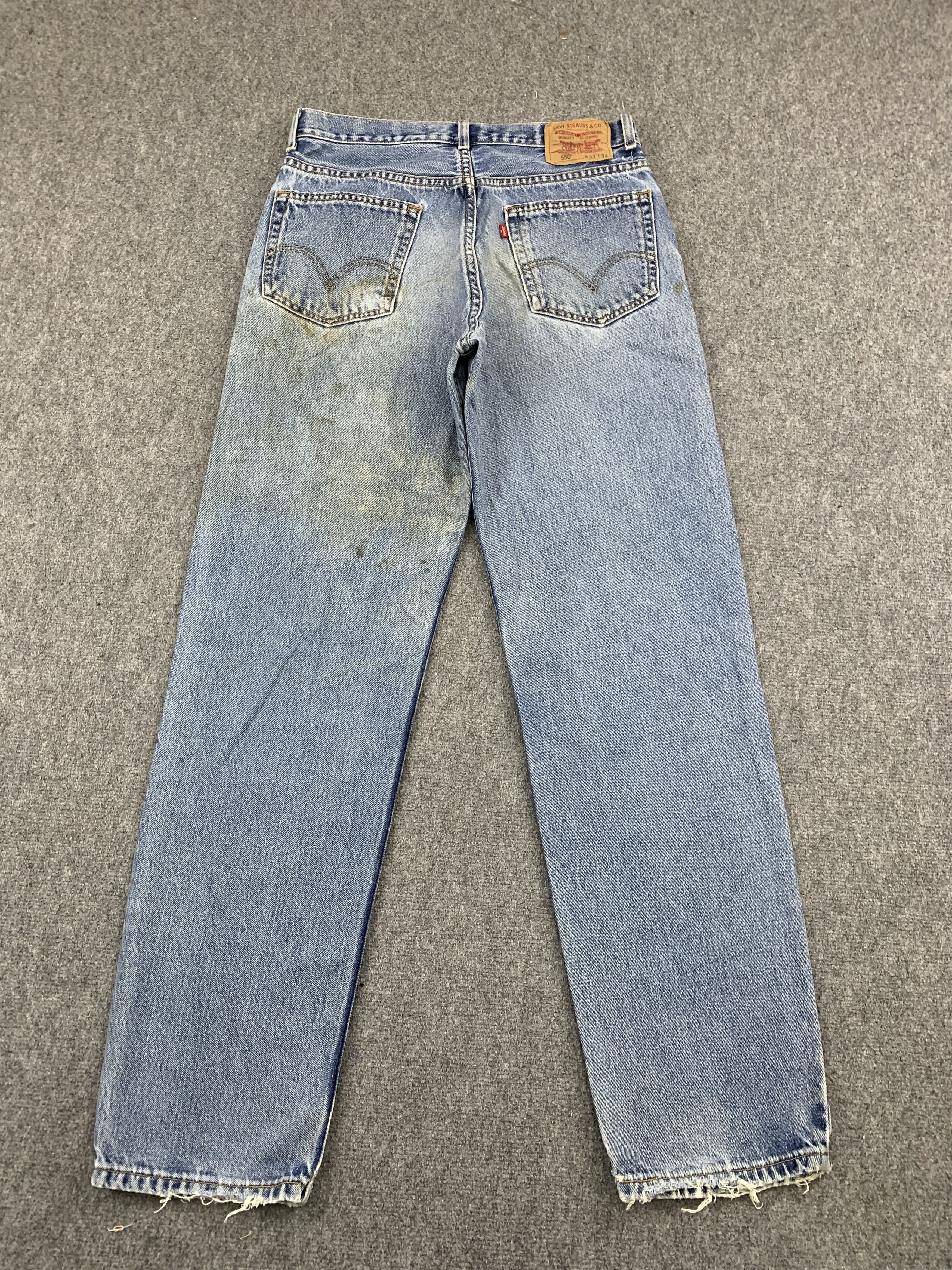 Levi's Vintage Levis 550 Light Wash Jeans DP1826 Size US 32 / EU 48 - 3 Thumbnail