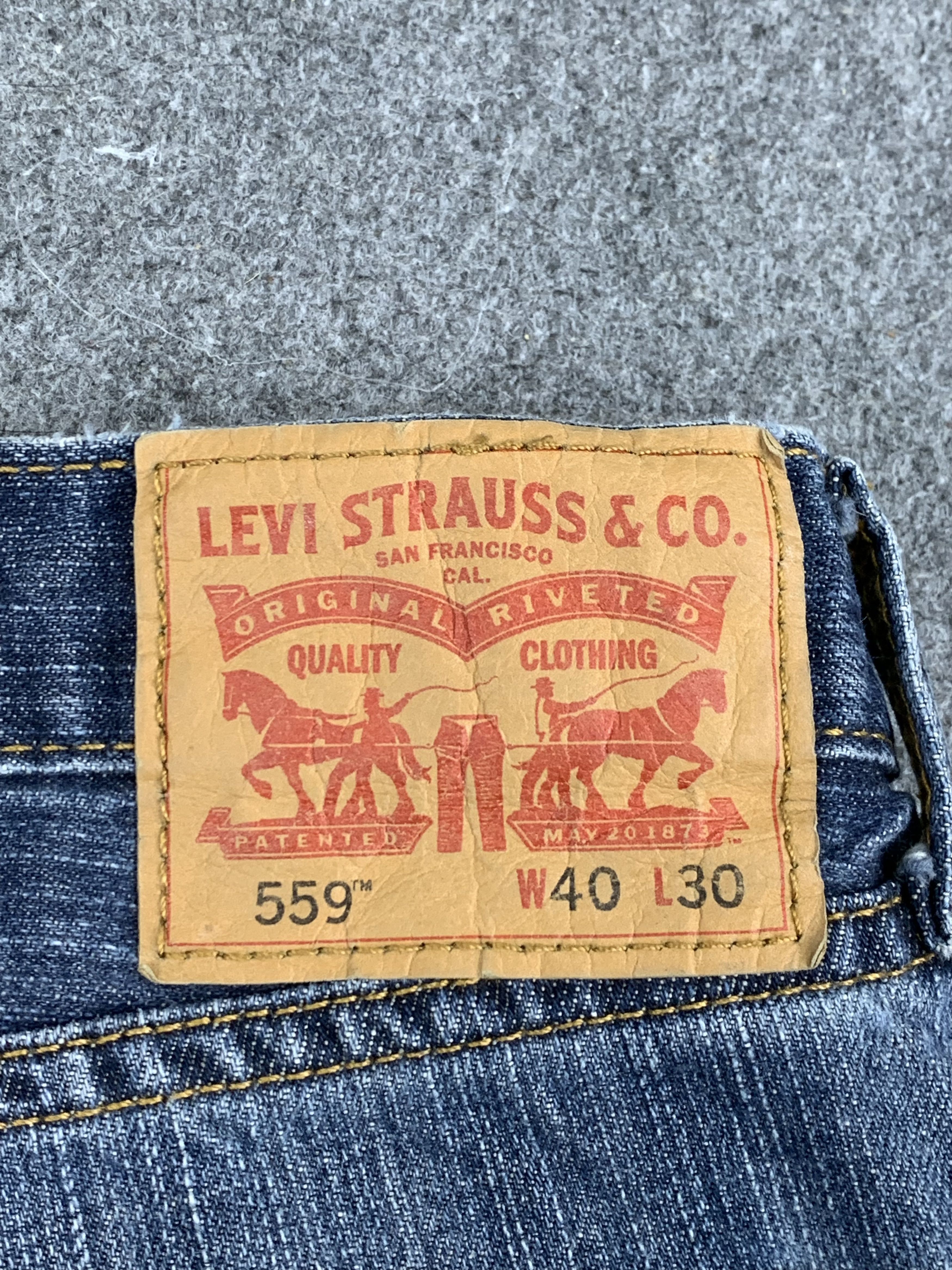 Levi's Vintage Levis 559 Light Blue Jeans DP1828 Size US 32 / EU 48 - 5 Thumbnail