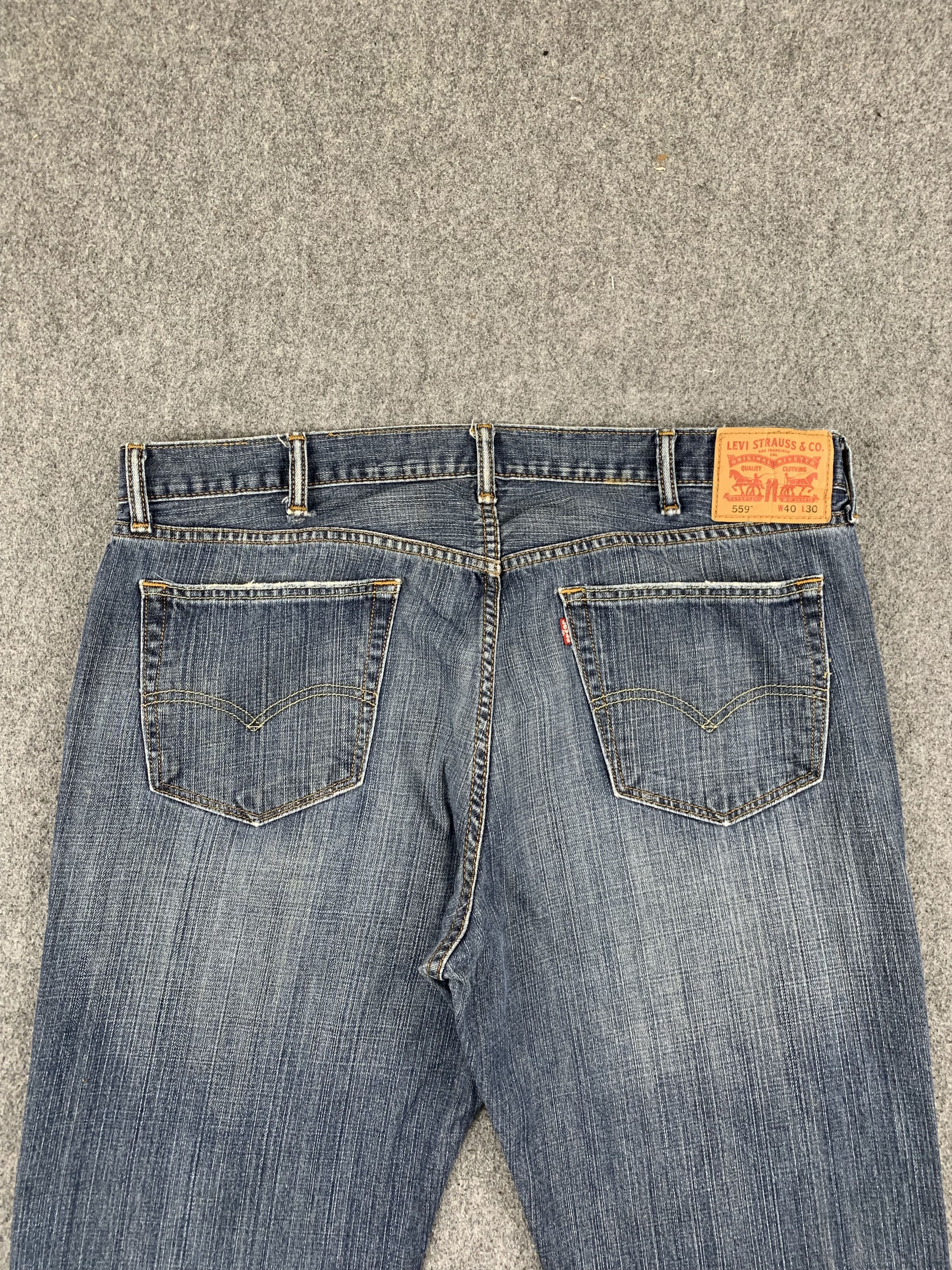 Levi's Vintage Levis 559 Light Blue Jeans DP1828 Size US 32 / EU 48 - 4 Thumbnail