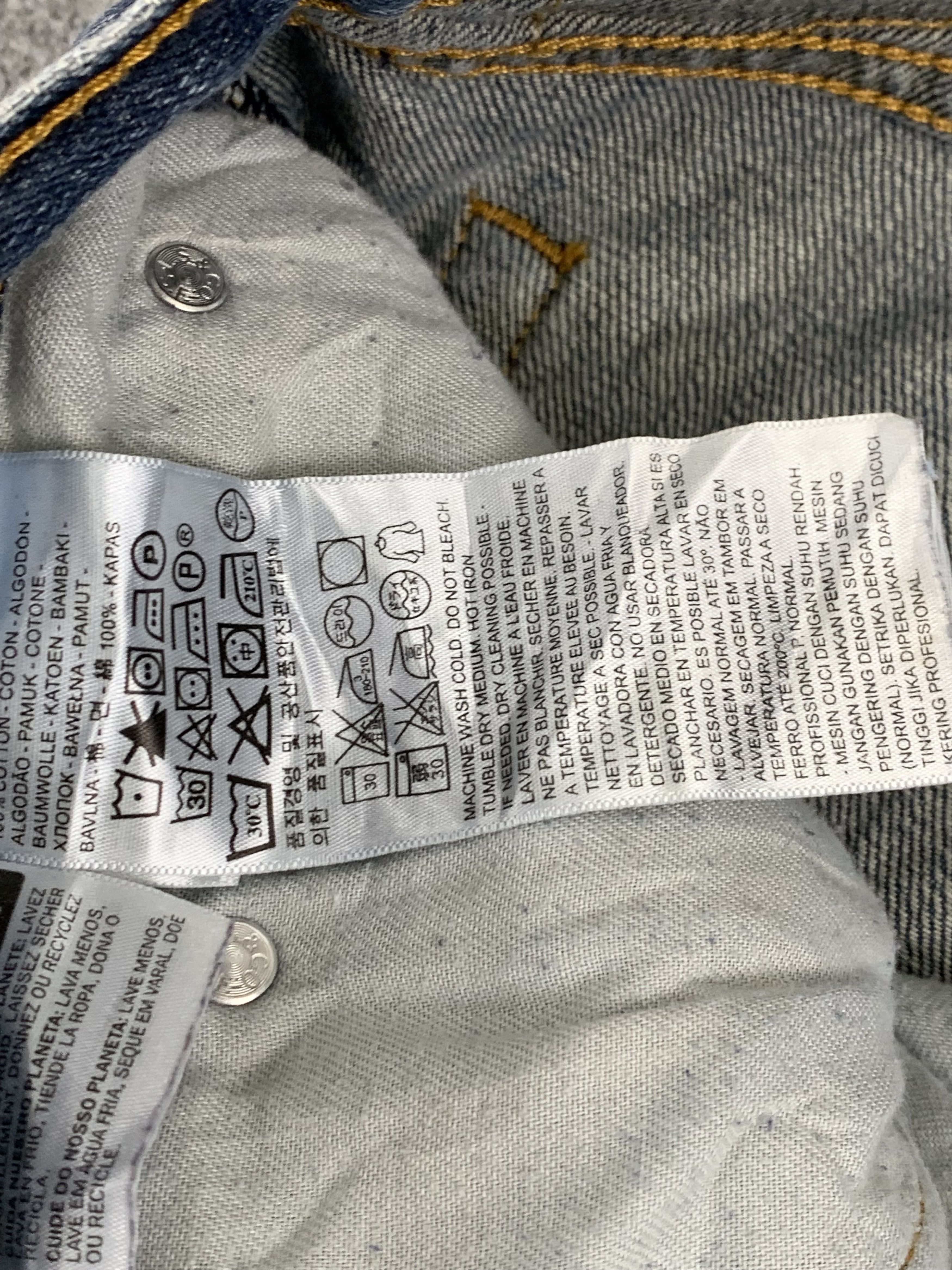 Levi's Vintage Levis 559 Light Blue Jeans DP1828 Size US 32 / EU 48 - 8 Thumbnail